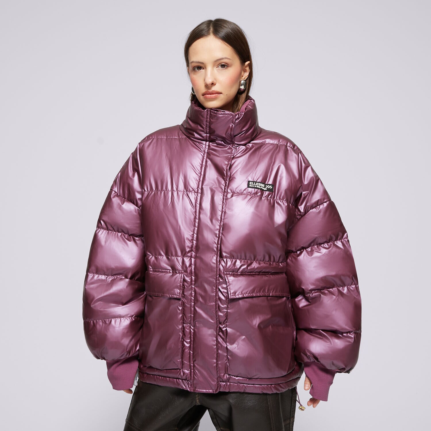 Femei geacă de iarnă ELLESSE JACHETĂ CU PUF VESUVIO FZ JACKET D PRPL SGP15854300 Violet