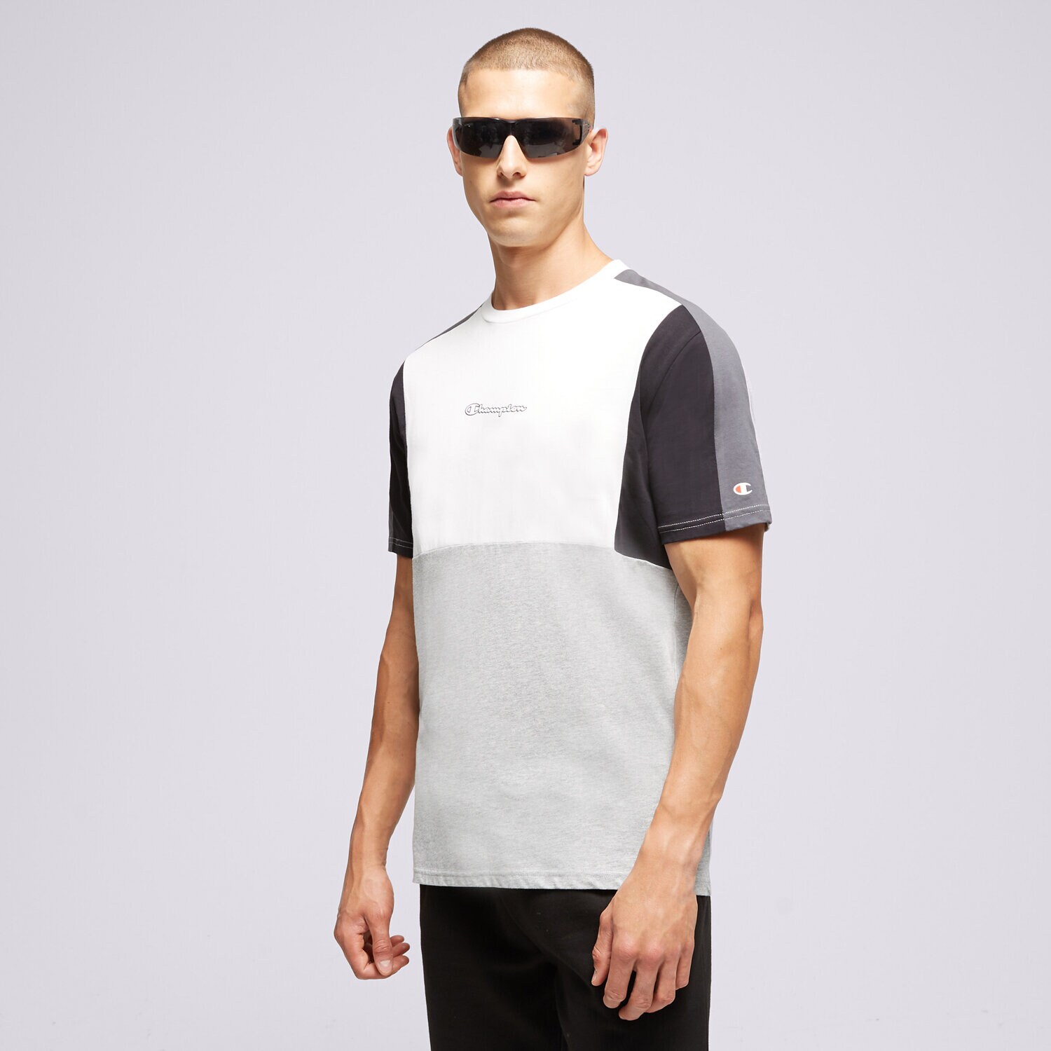 Bărbați tricou CHAMPION PANEL TRICOU  218426EM006 Gri