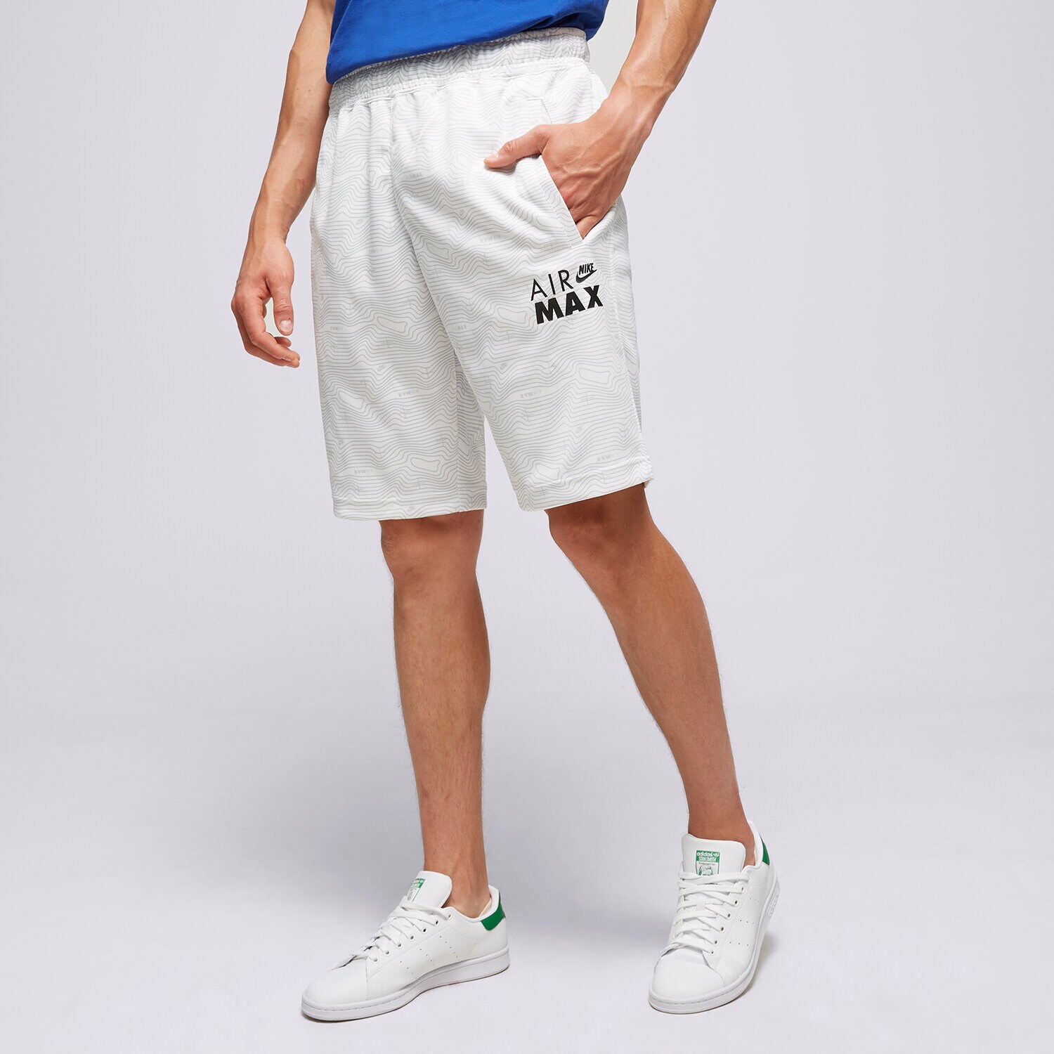 Femei pantaloni scurți NIKE PANTALONI SCURȚI AIR   MAX ALL OVER PRINT SHORTS DO7243-100 Alb