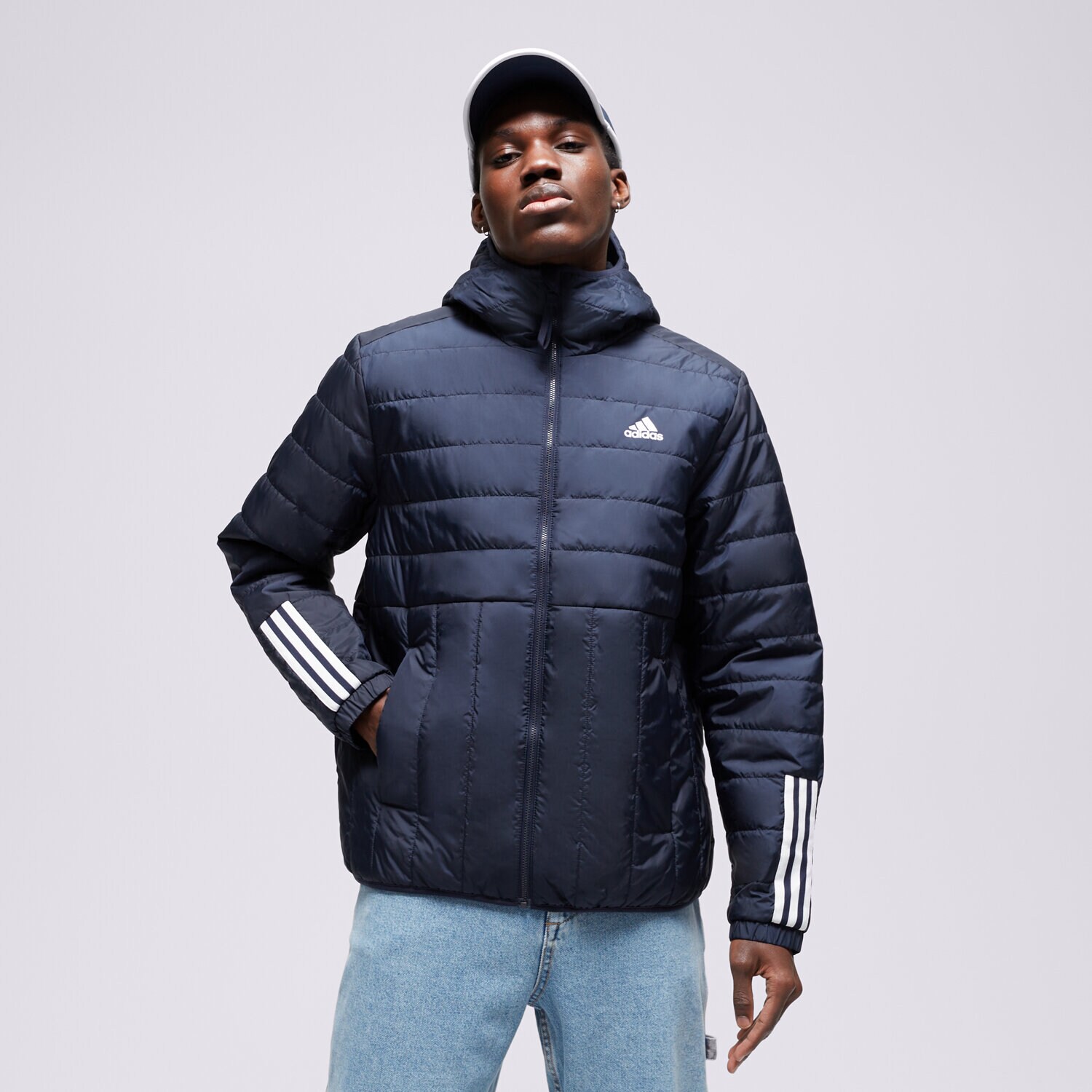 Bărbați eacă de iarnă ADIDAS JACHETĂ DE IARNĂ ITAVIC L HO JKT GT1682 Bleumarin