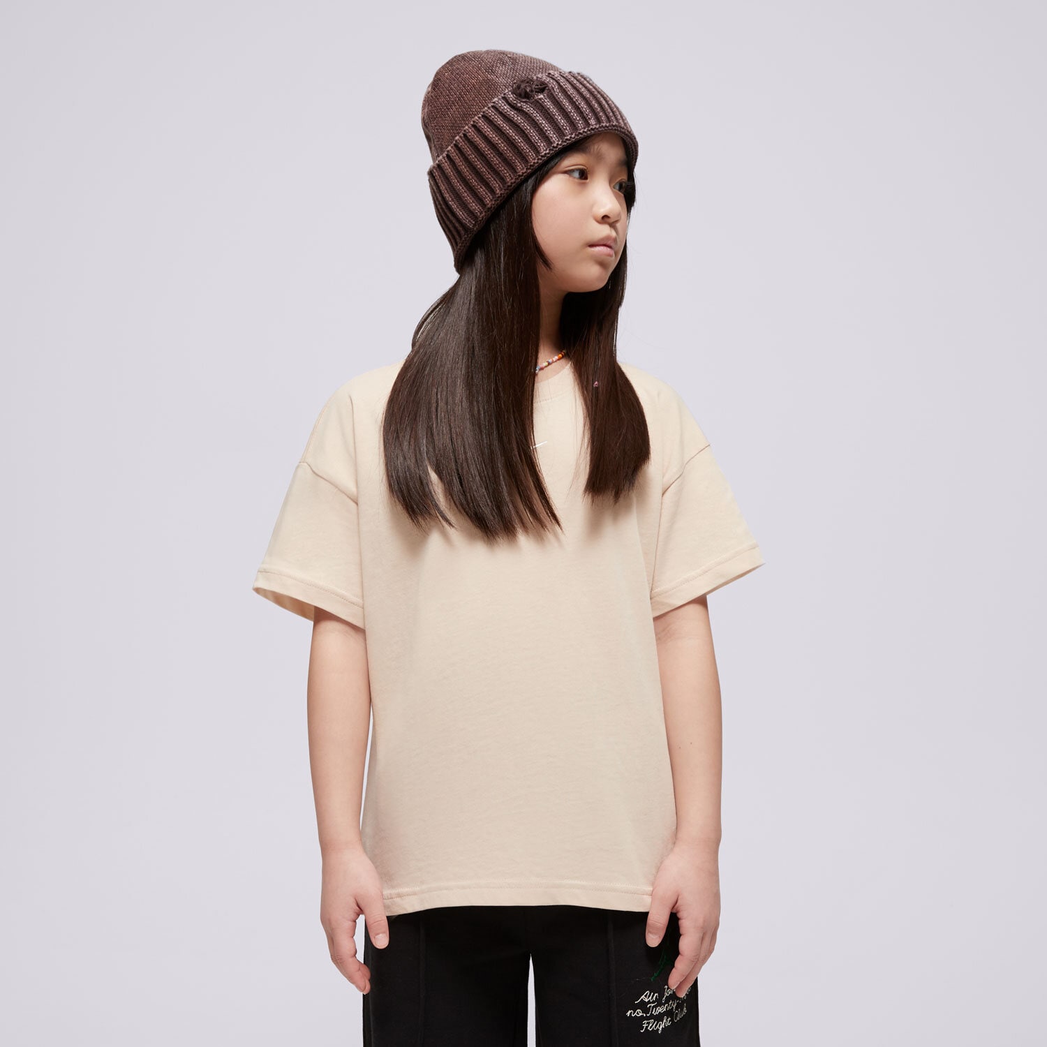 Copii tricou NIKE TRICOU G NSW TEE BOY ESSNTL LBR GIRL FZ5539-126 Bej