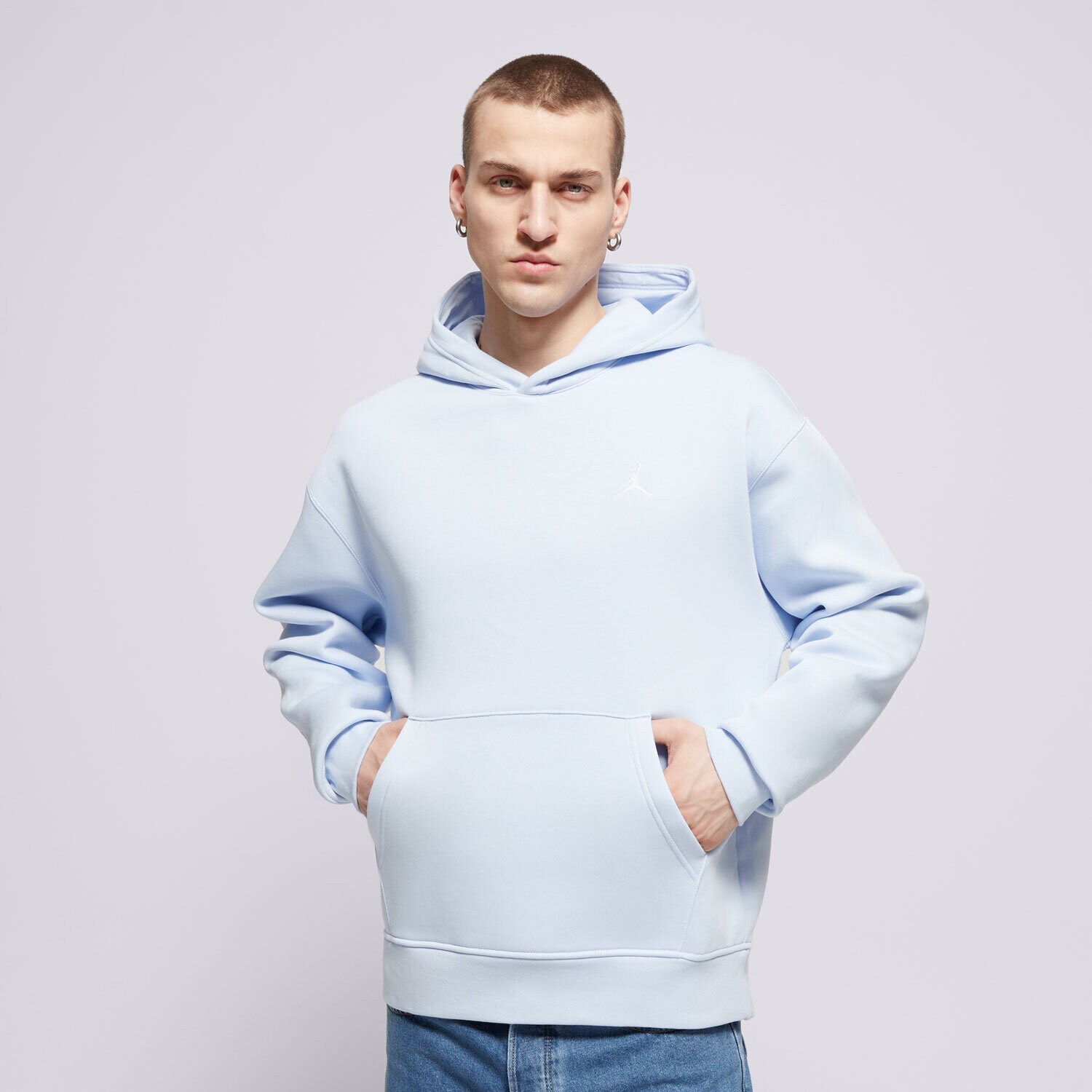 Bărbați bluză JORDAN BLUZĂ CU GLUGĂ BROOKLYN FV7281-407 Albastru