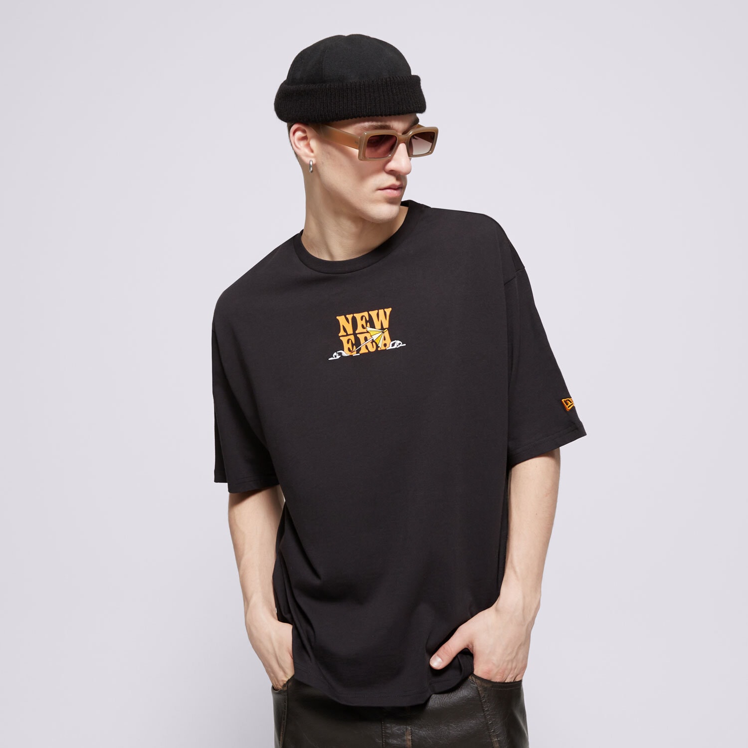 Bărbați tricou NEW ERA TRICOU NE DRINK GRAPHIC OS NONE 60596305 Negru