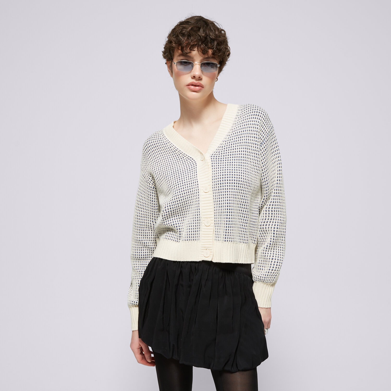 Femei tricou LEVI'S PULOVĂR SNOWFLAKE CARDIGAN A8728-0009 Albastru