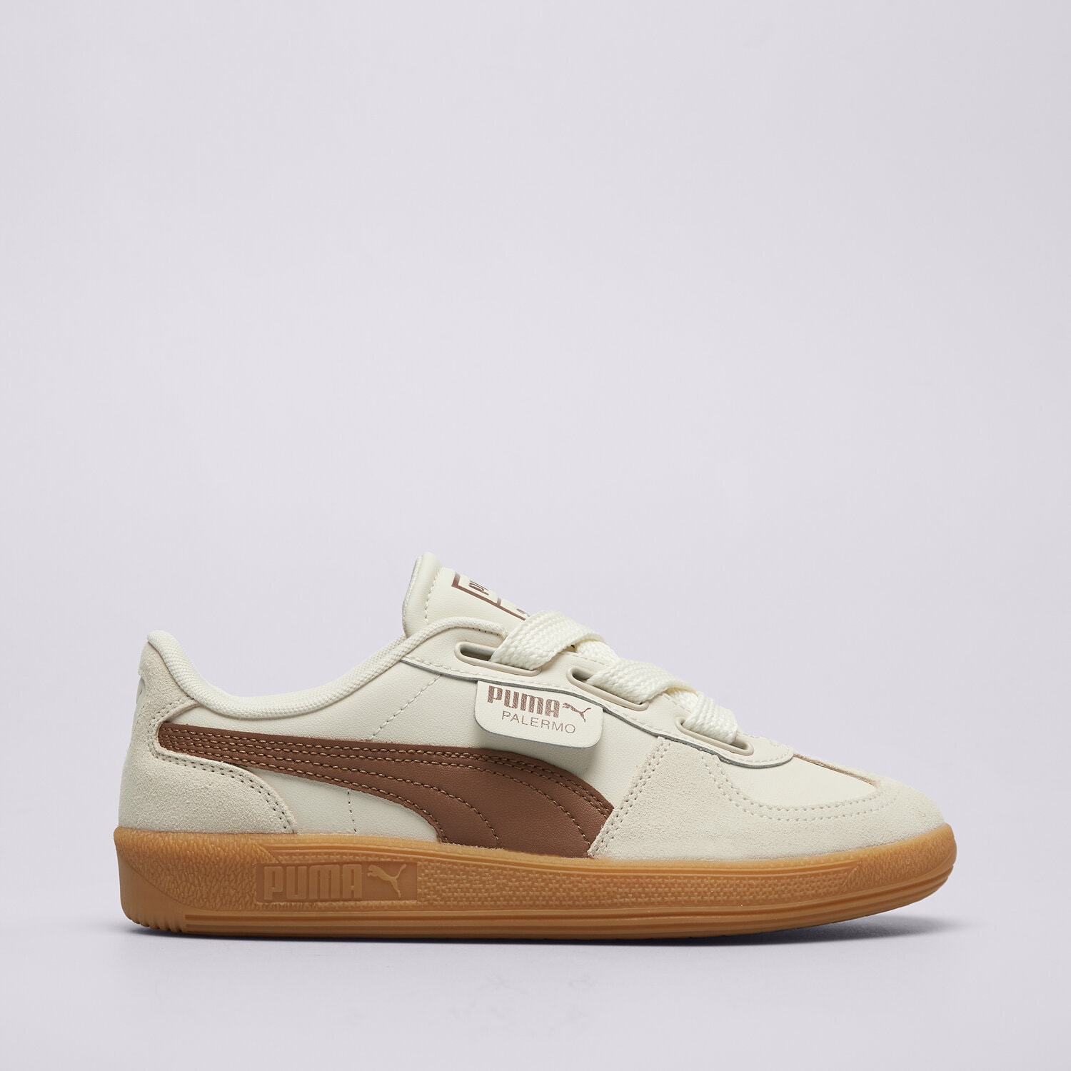 Femei pantofi sport PUMA PALERMO WIDE LACE  40210903 cremă