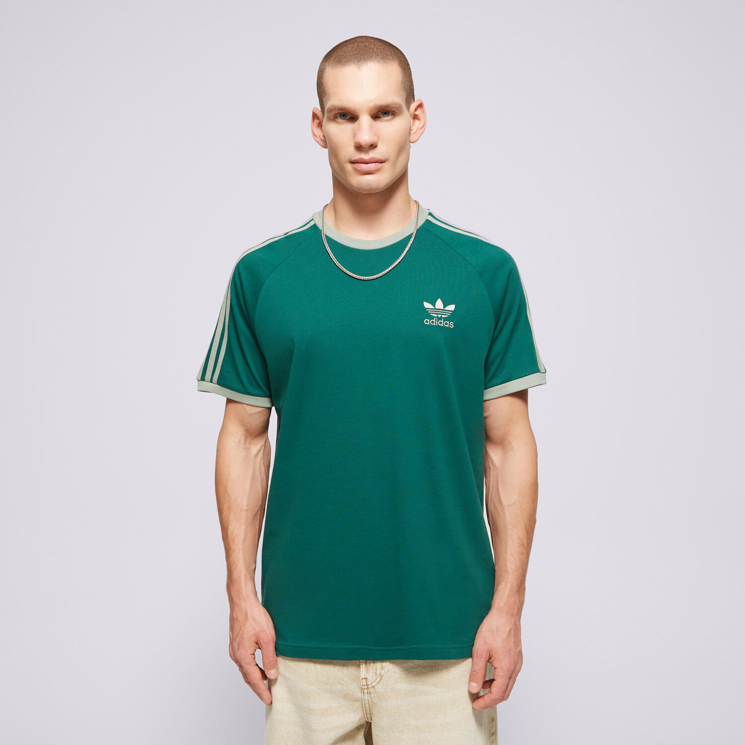 Bărbați tricou ADIDAS TRICOU 3-STRIPES TEE JN7017 Verde