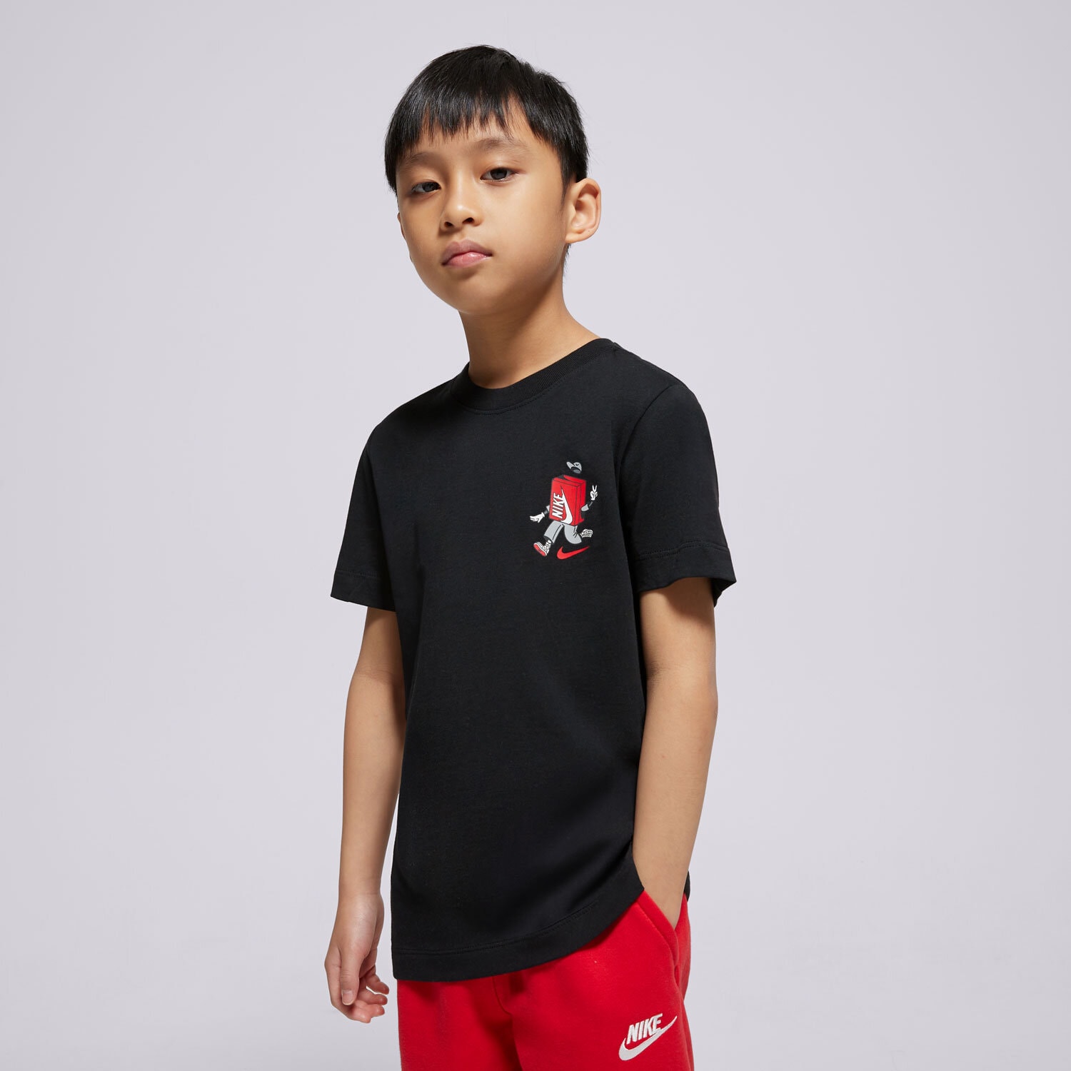 Copii tricou NIKE TRICOU K NSW TEE BOXY 1 JDI MUSIC BOY HM5660-010 Negru