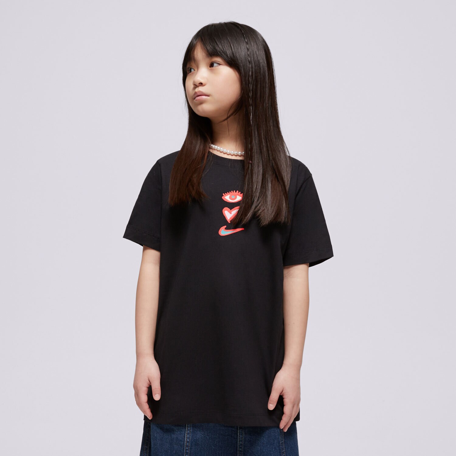 Copii tricou NIKE TRICOU K NSW TEE BE MINE BOY HM5859-010 Negru