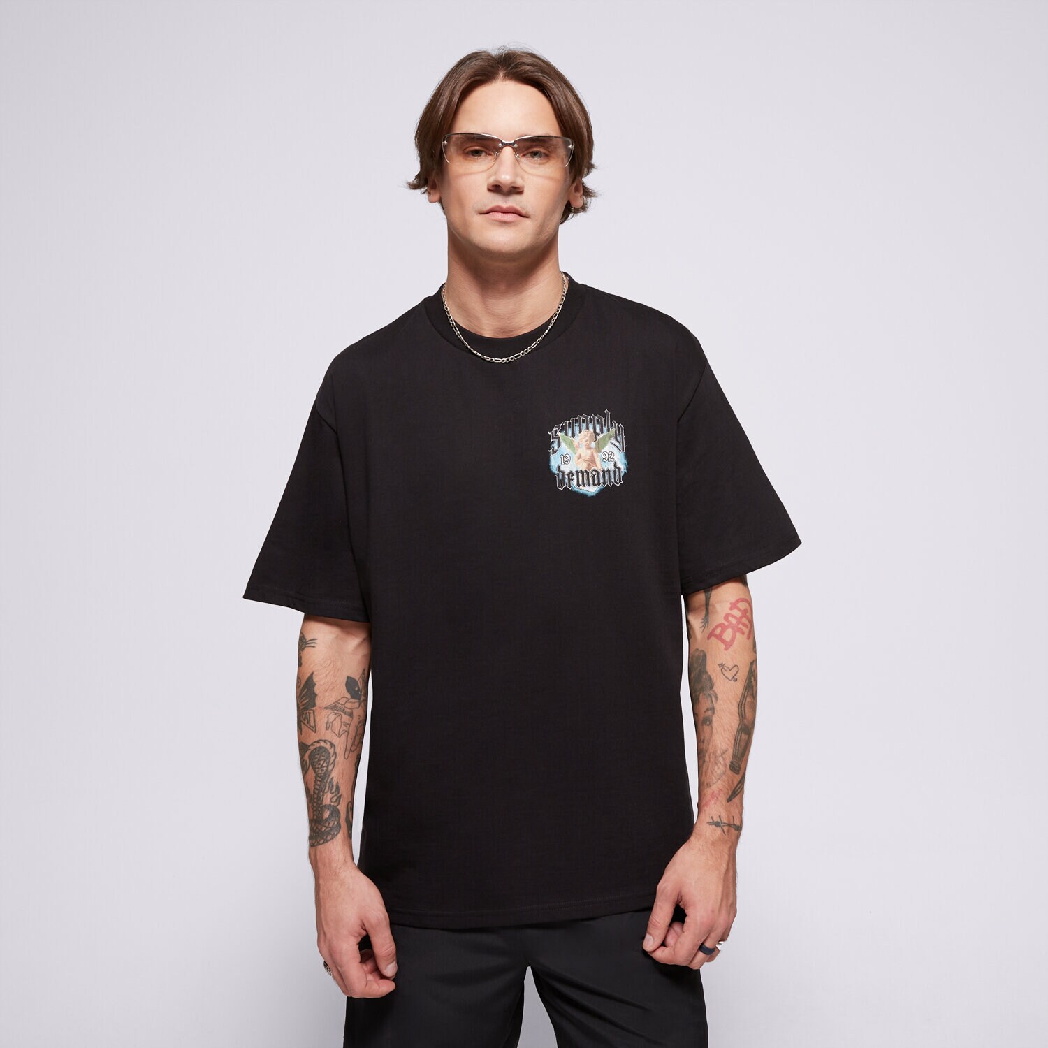 Bărbați tricou SUPPLY & DEMAND TRICOU SUPTM17480007 Negru