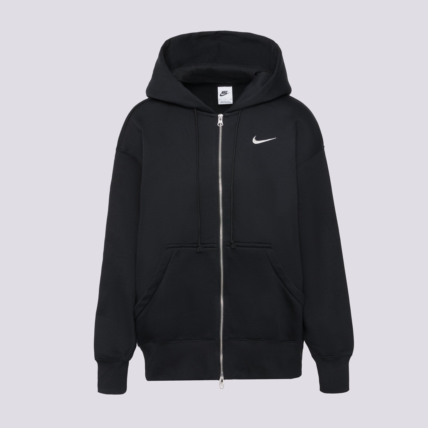 Femei bluză NIKE BLUZĂ W NSW PHNX FLC FZ OS HOODIE PHOENIX DQ5758-010 Negru