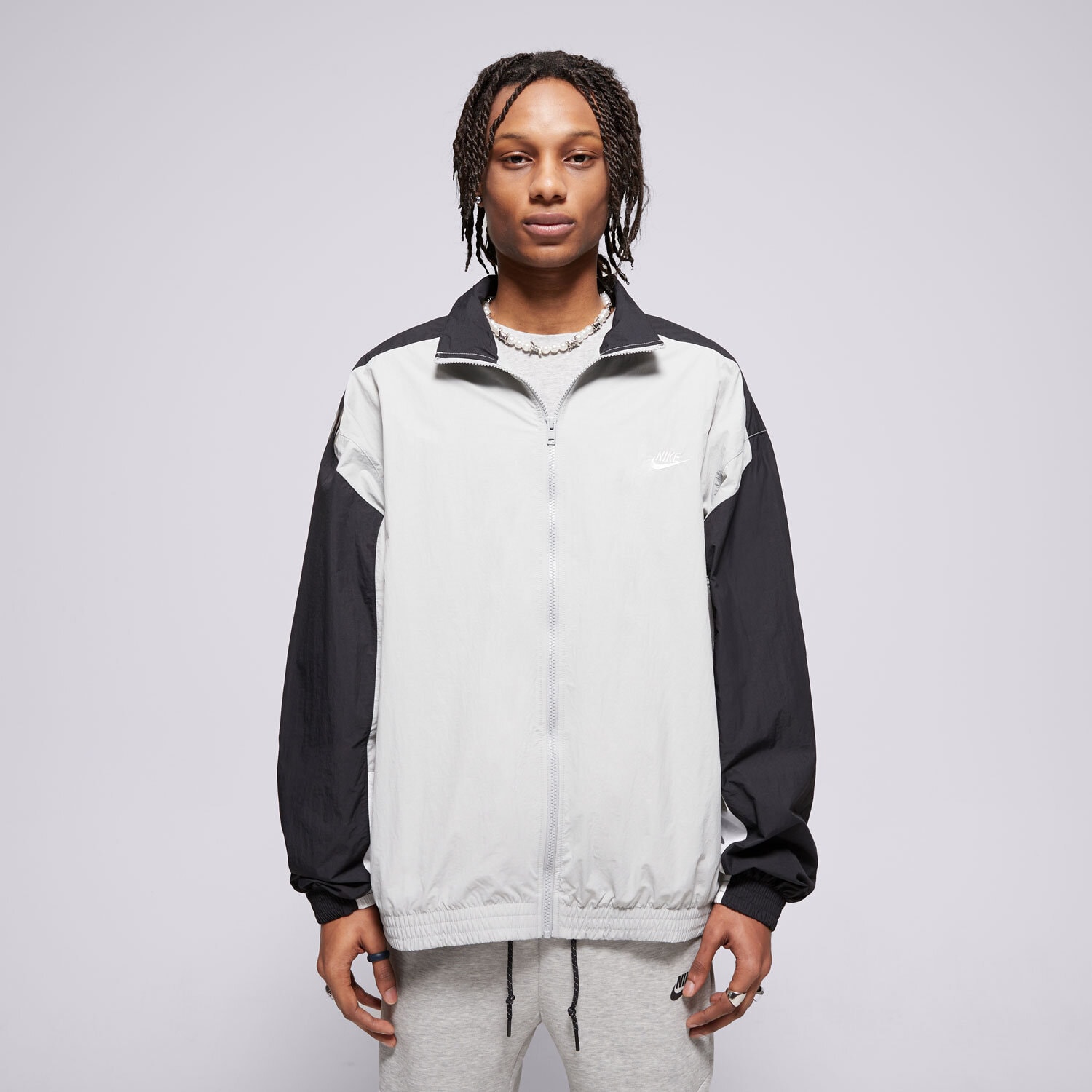 Bărbați jachetă NIKE JACHETĂ POLIAMIDĂ M NK CLUB WVN TRK JKT OS HQ6109-077 Mulicolor