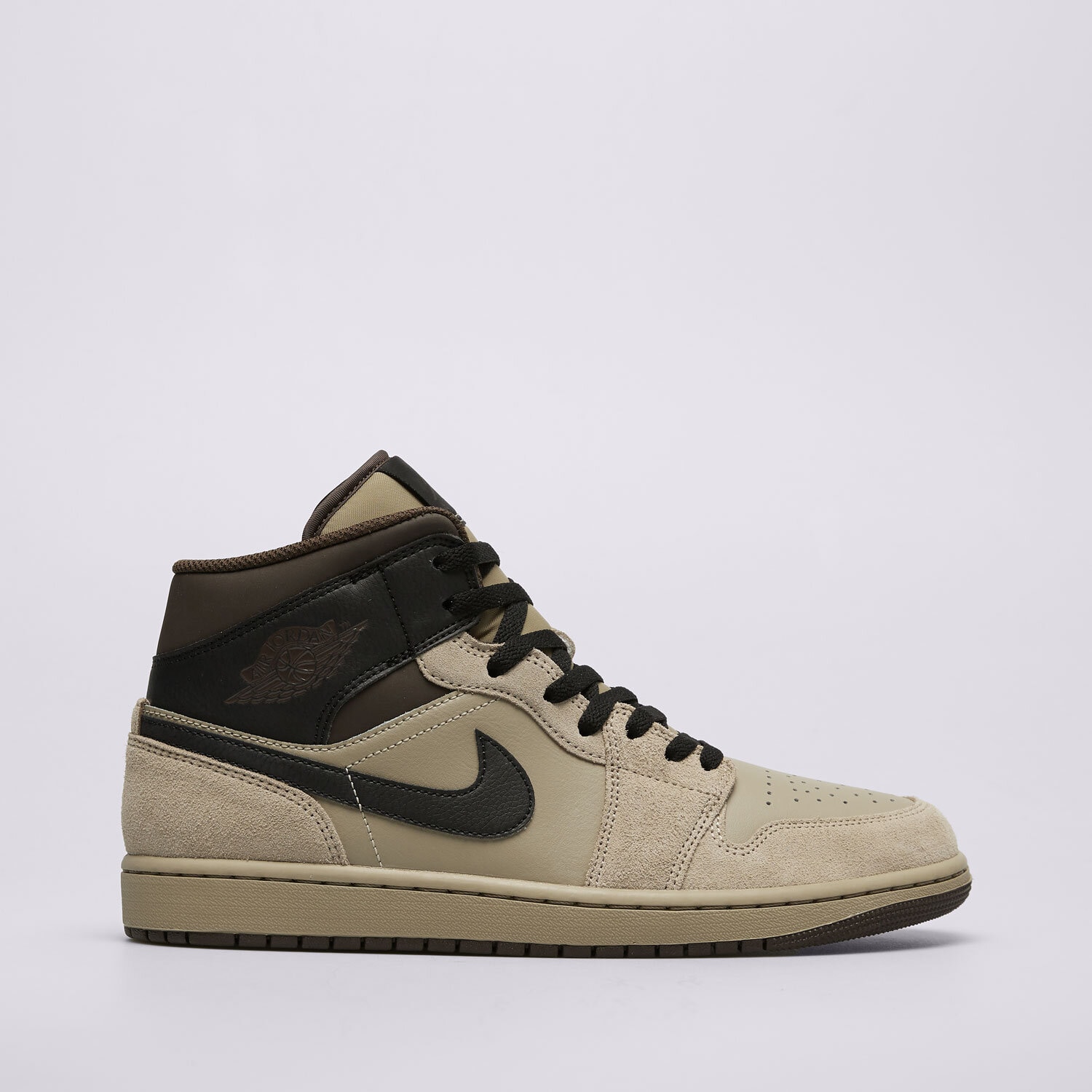 Barbați pantofi sport AIR JORDAN 1 MID  HV6422-200 Kaki