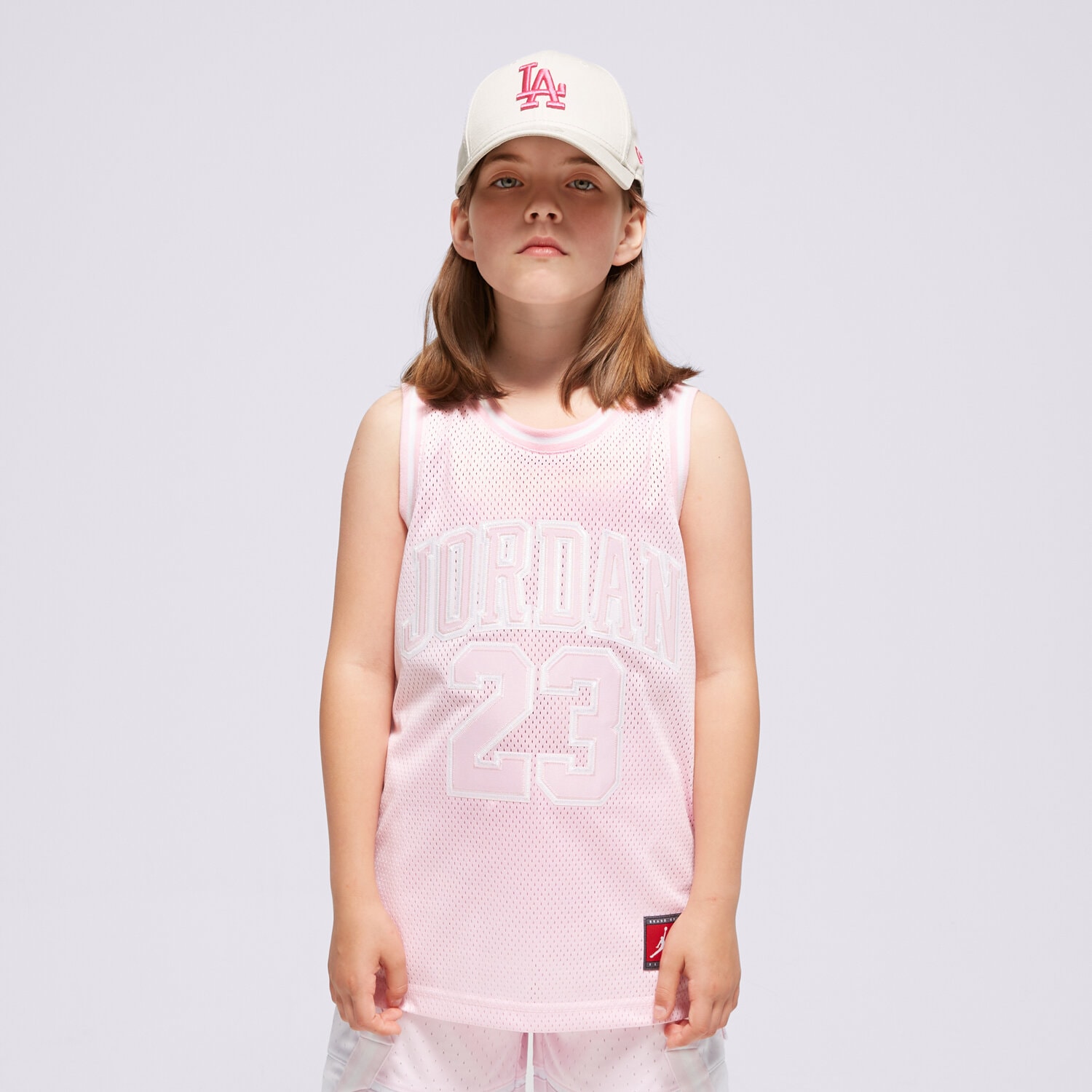 Copii tricou JORDAN MAIOU JDN JORDAN 23 JERSEY GIRL 45A773-A9Y Roz