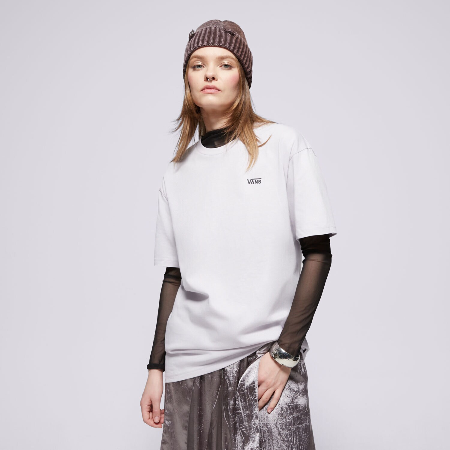 Femei tricou VANS TRICOU LEFT CHEST LOGO TEE EM VN0A7RSRUUI1 Violet