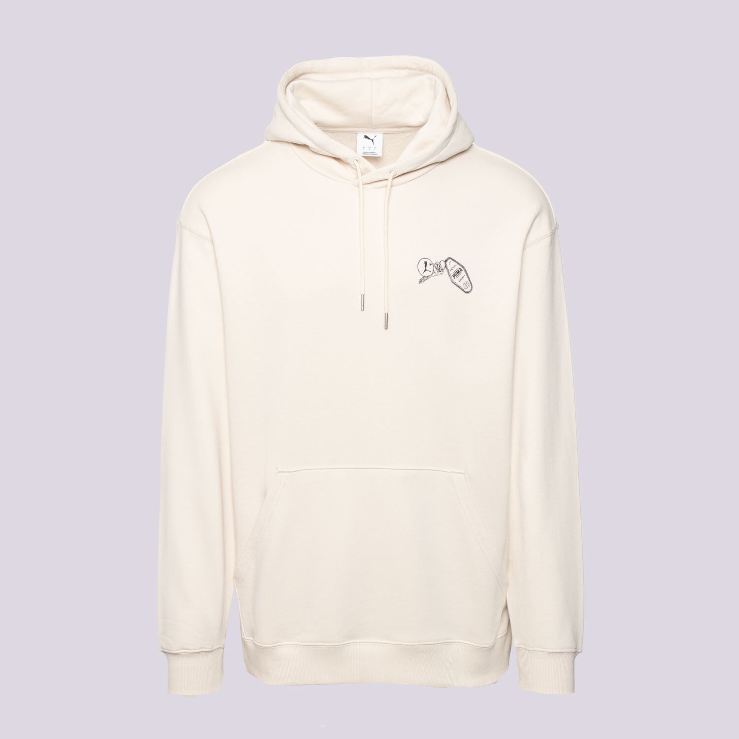 Bărbați bluză PUMA BLUZĂ CU GLUGĂ GRAPHICS PUMA HOTEL HOODIE TR 629640 87 Alb