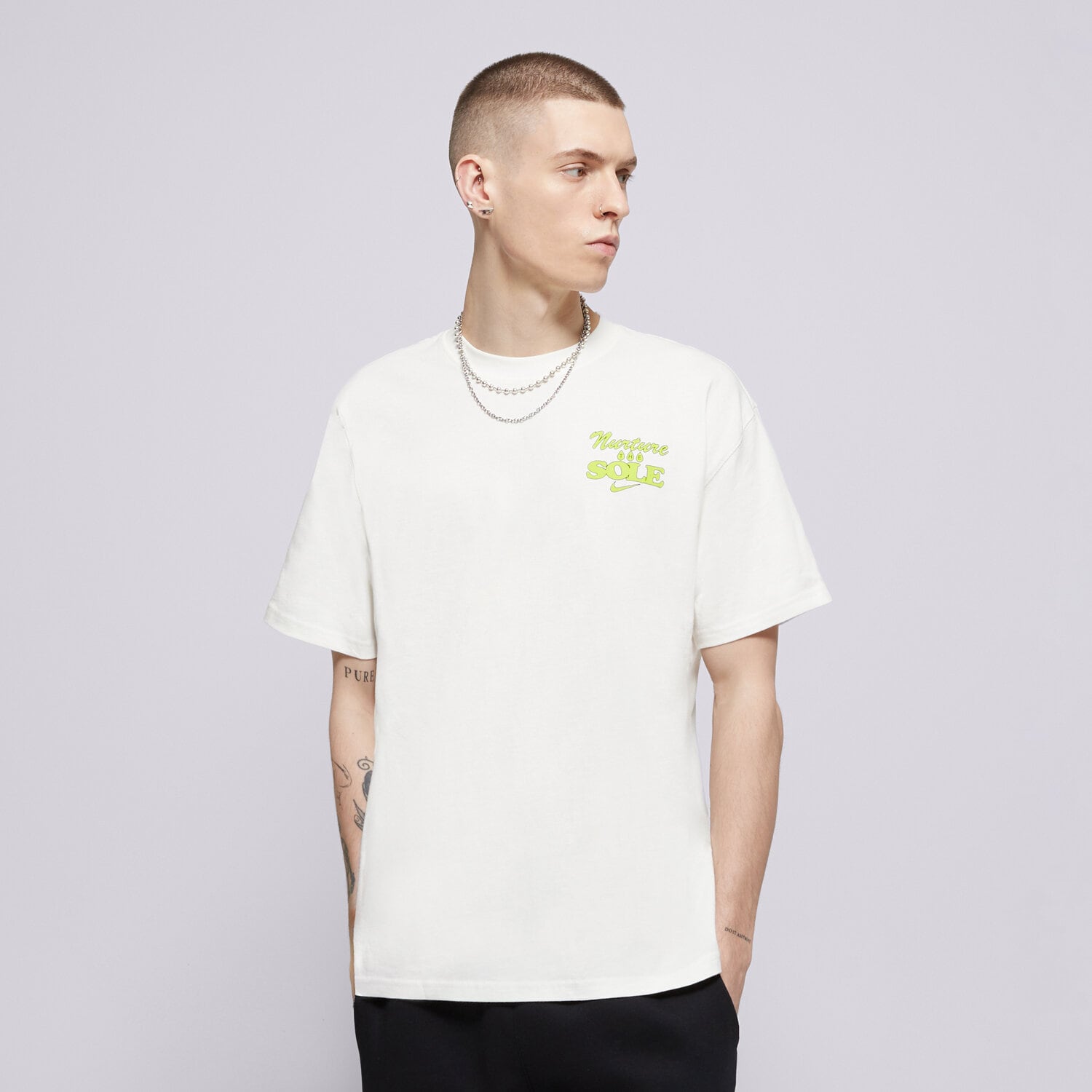 Bărbați tricou NIKE TRICOU U NSW TEE M90 OC BLOOMING HJ0597-133 Bej