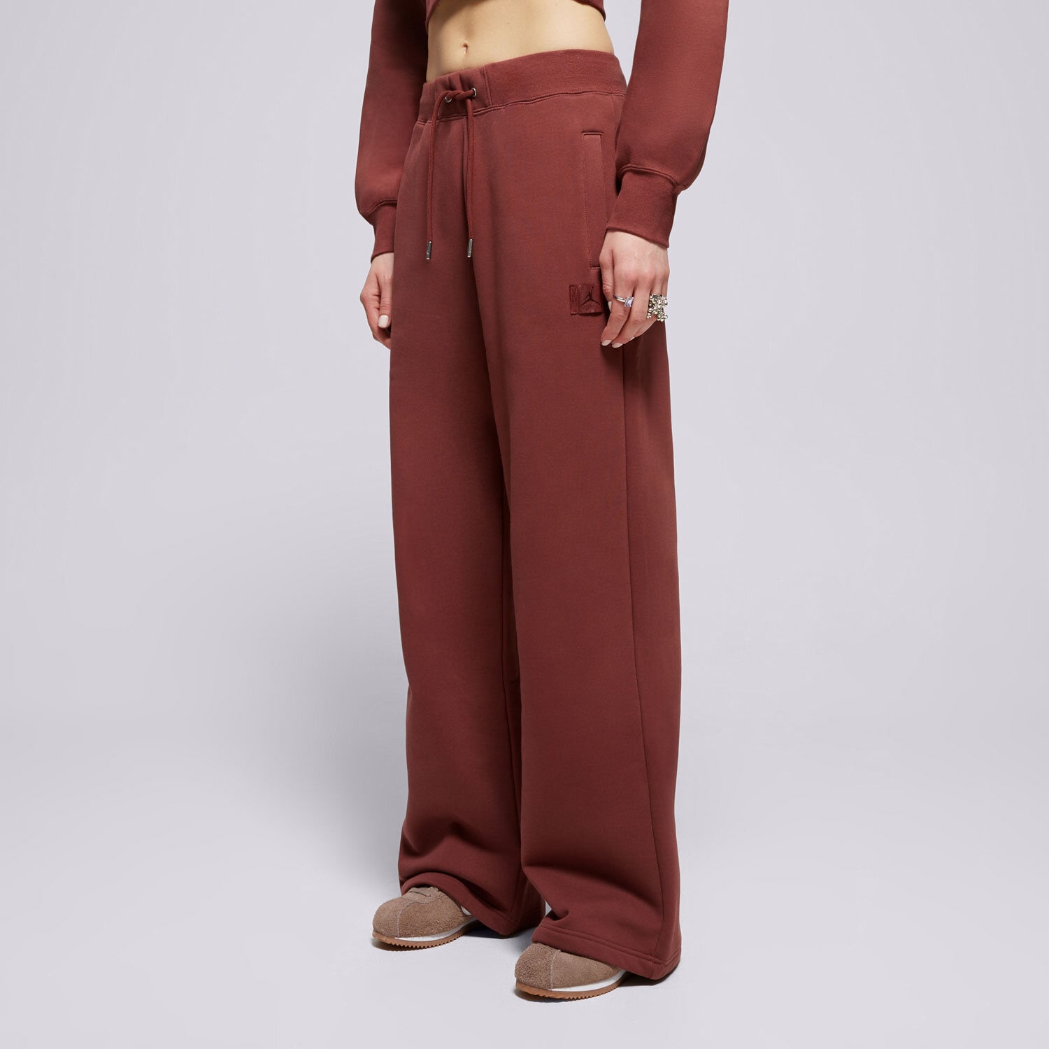 Femei pantaloni JORDAN PANTALONI  FLT FLC NOV PNT 24 FV7155-231 Maro