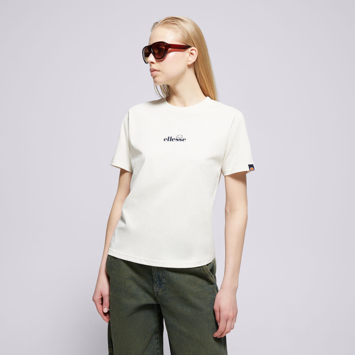 Femei tricou ELLESSE TRICOU SVETTA TEE OFF WHT SGZ16453904 Bej