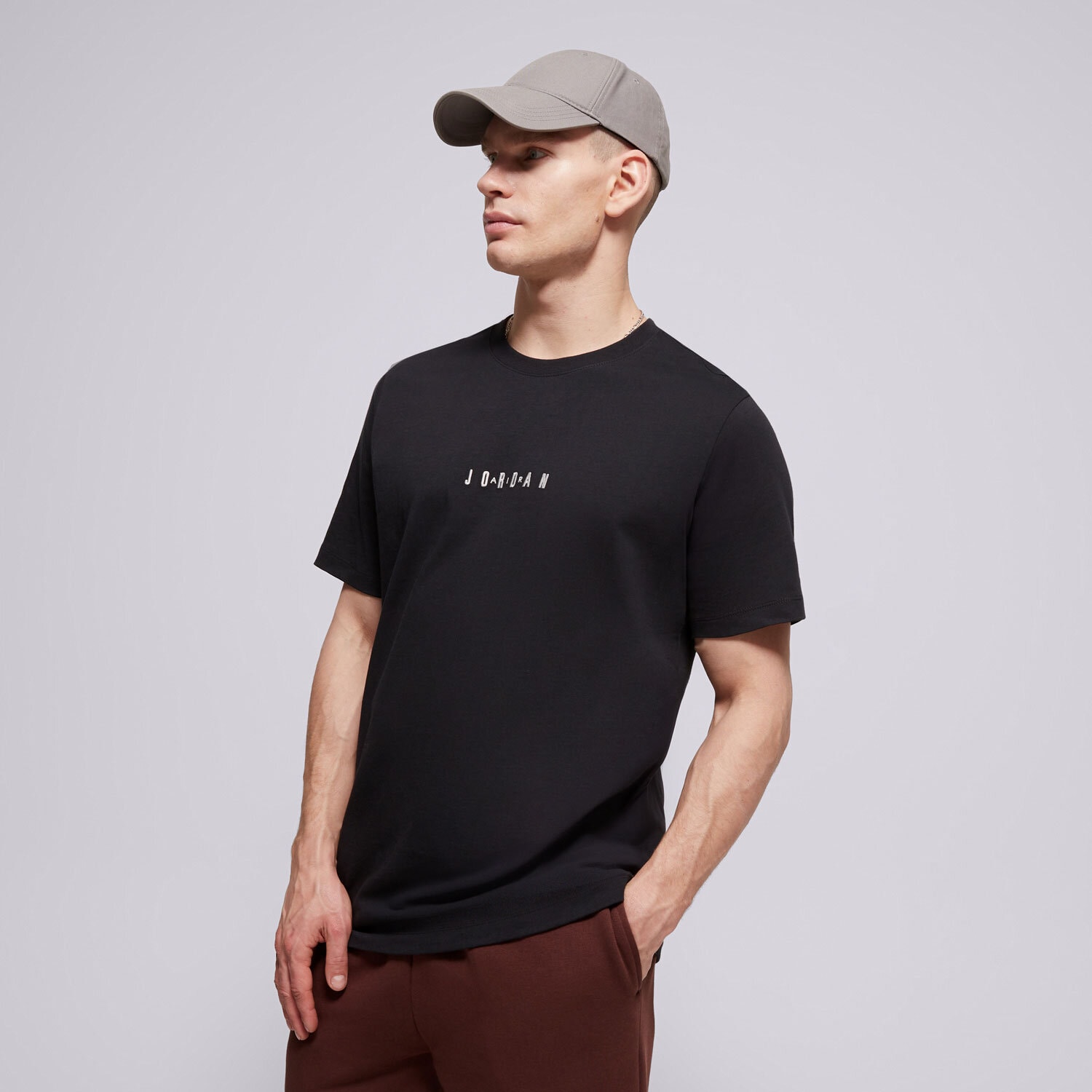 Bărbați tricou TRICOU M JORDAN EMB JORDAN AIR CREW DM3182-010 Negru