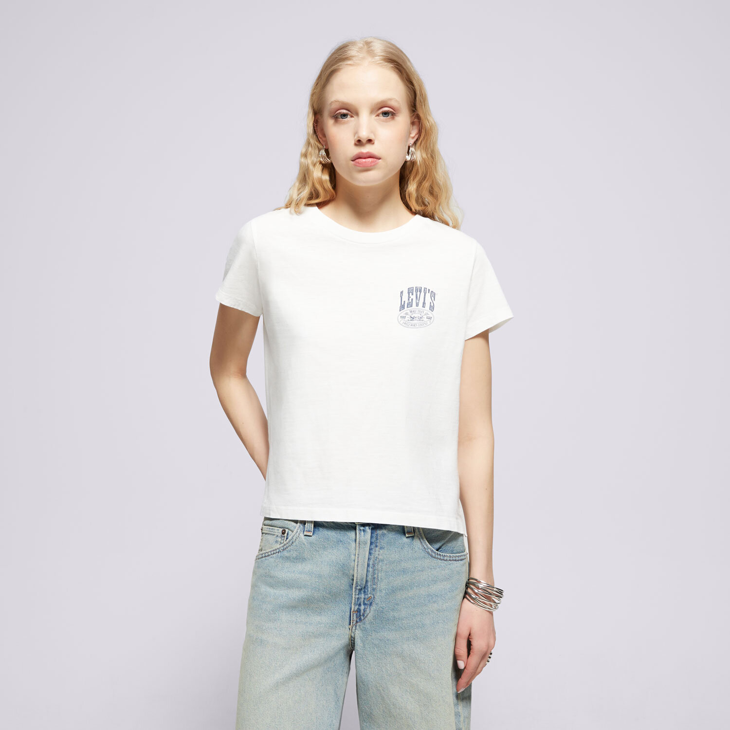 Femei tricou LEVI'S TRICOU GRAPHIC BOXY TSHIRT A8804-0033 Alb