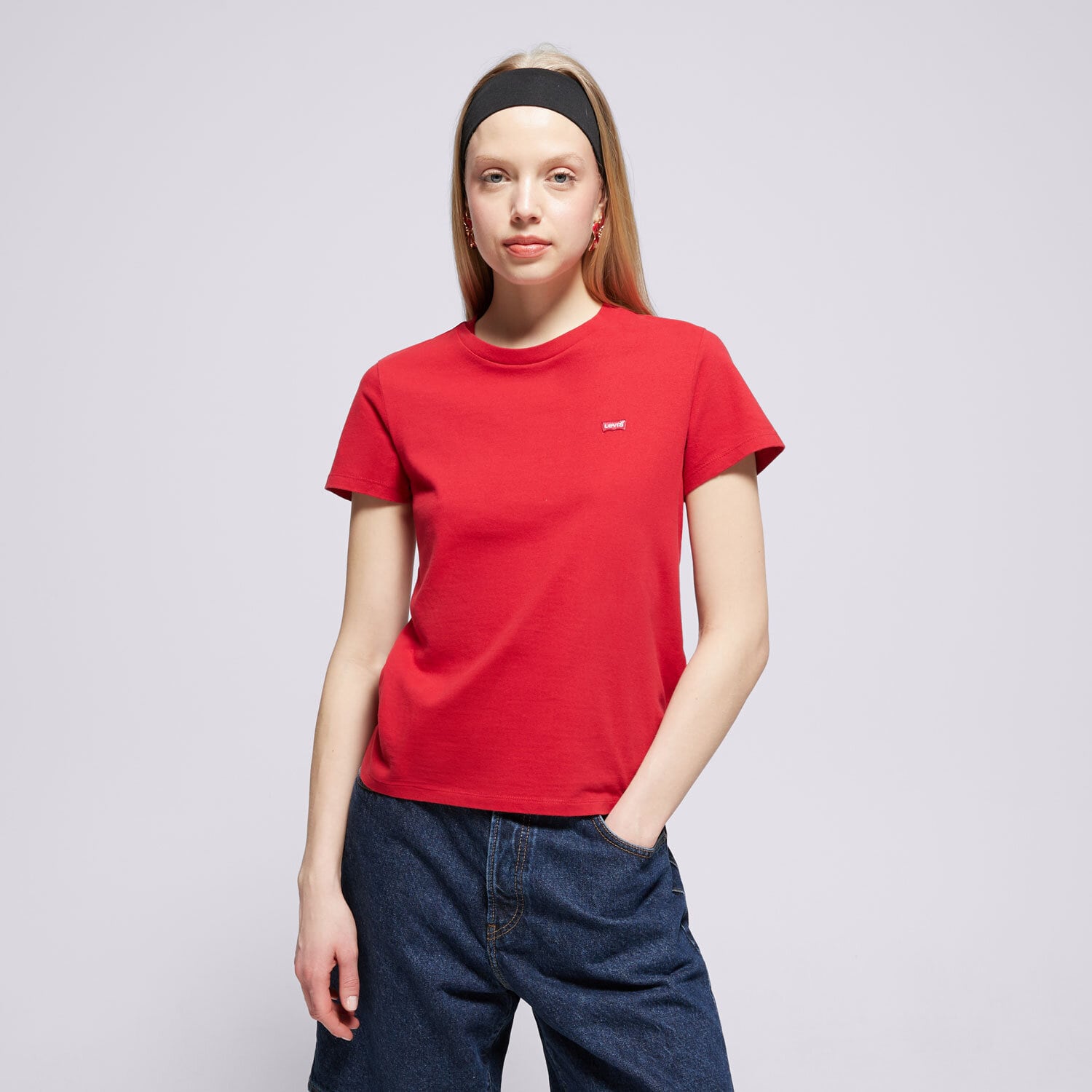 Femei tricou LEVI'S TRICOU PERFECT TEE 39185-0374 Roșu