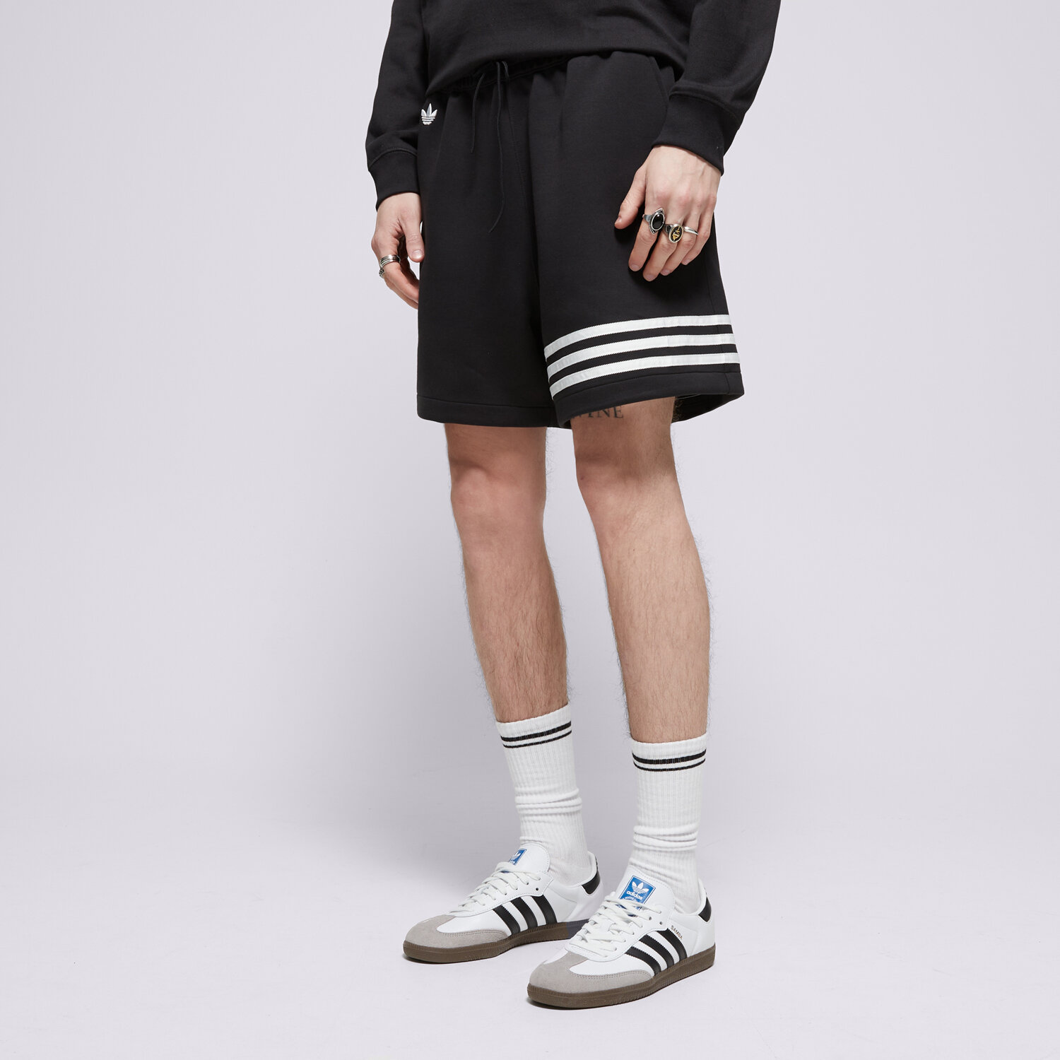 Femei pantaloni scurți ADIDAS PANTALONI SCURȚI NEU C SHO JC9941 Negru