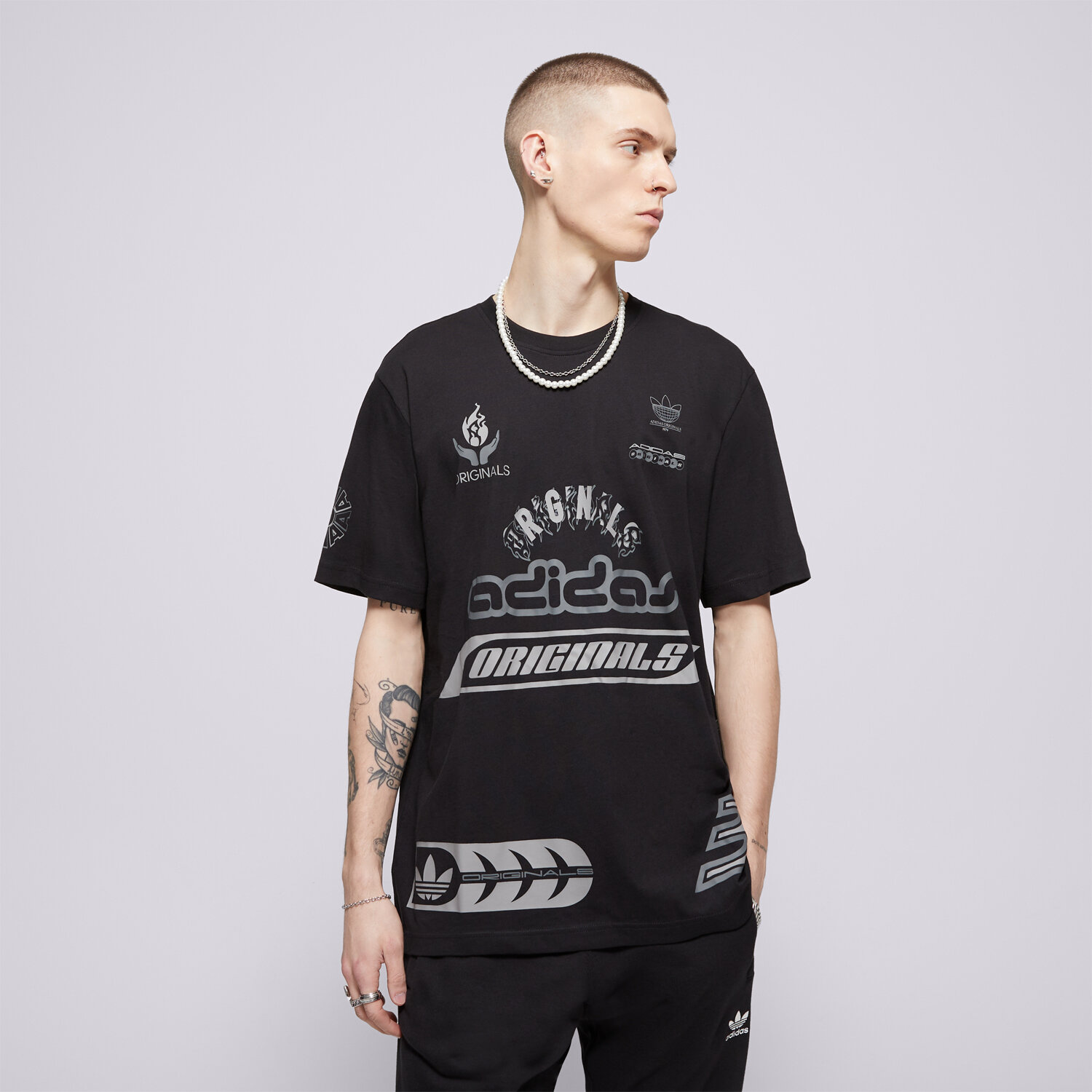Bărbați tricou ADIDAS TRICOU Q12 TS SPONSOR JP2676 Negru