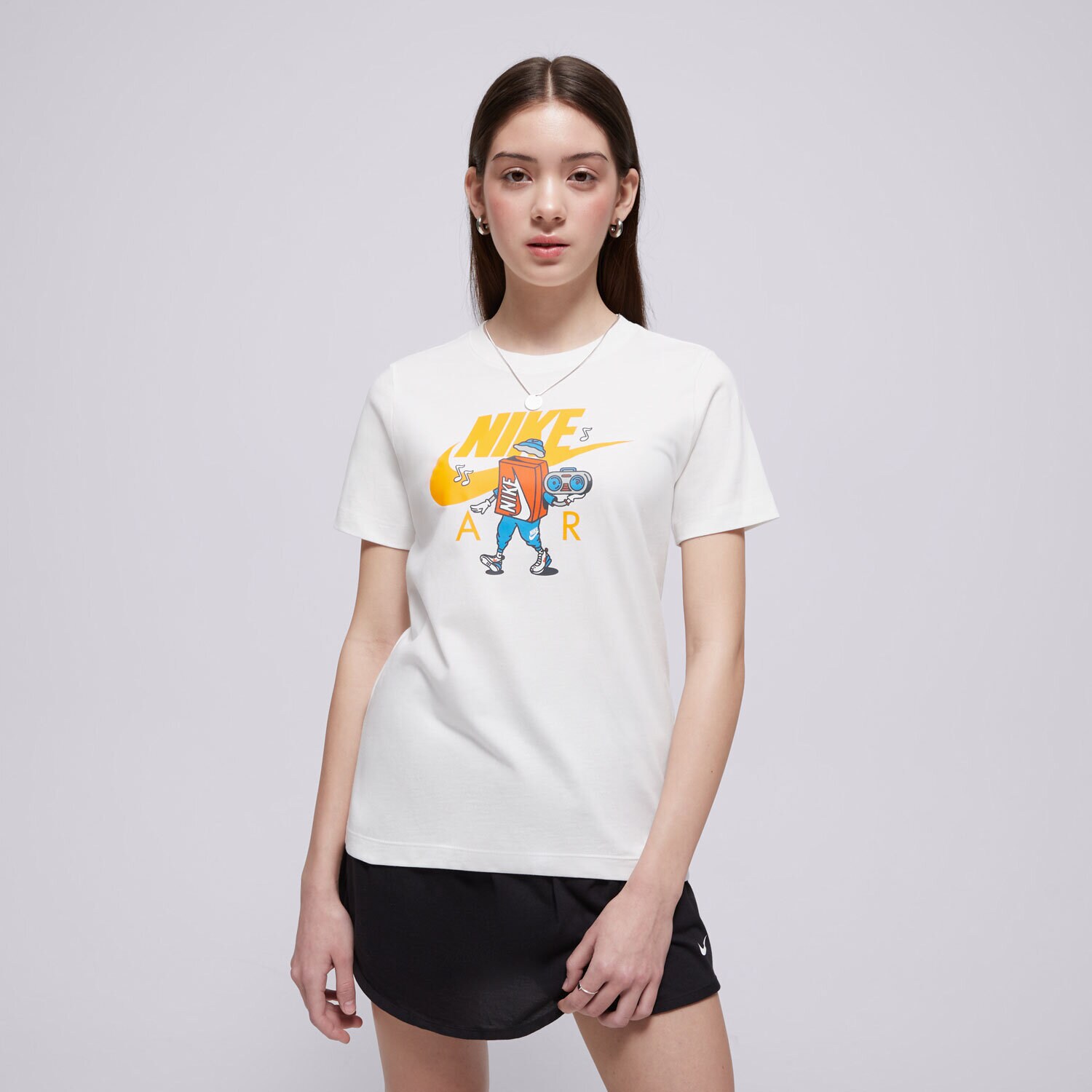 Copii tricou NIKE TRICOU K NSW TEE BOXY 2 BOY HM5661-100 Alb
