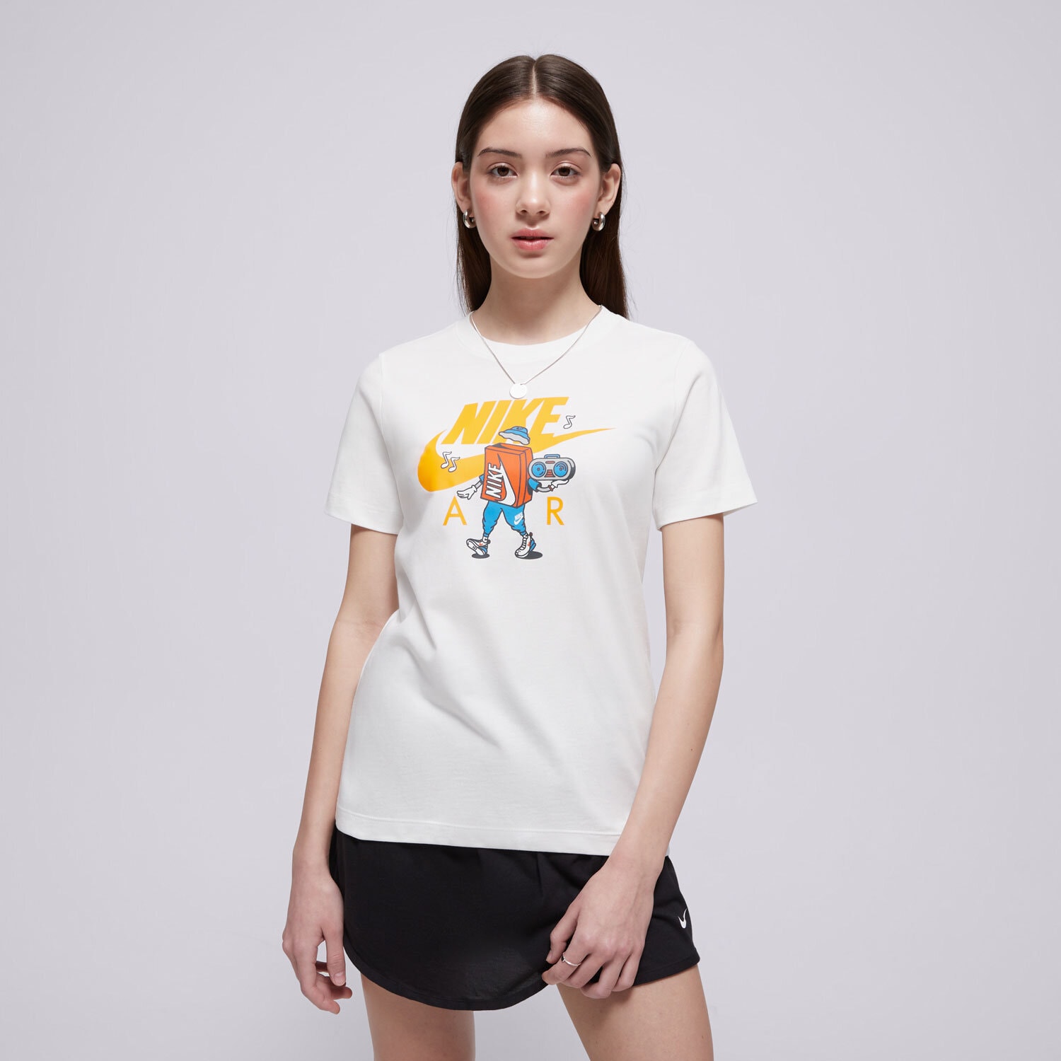 Copii tricou NIKE TRICOU K NSW TEE BOXY 2 BOY HM5661-100 Alb