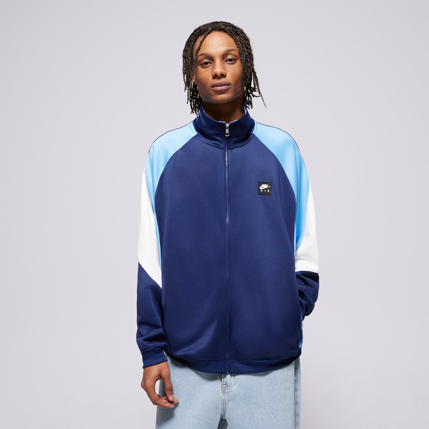Bărbați bluză NIKE BLUZĂ M NIKE AIR PK FZ JKT HJ0632-492 Bleumarin