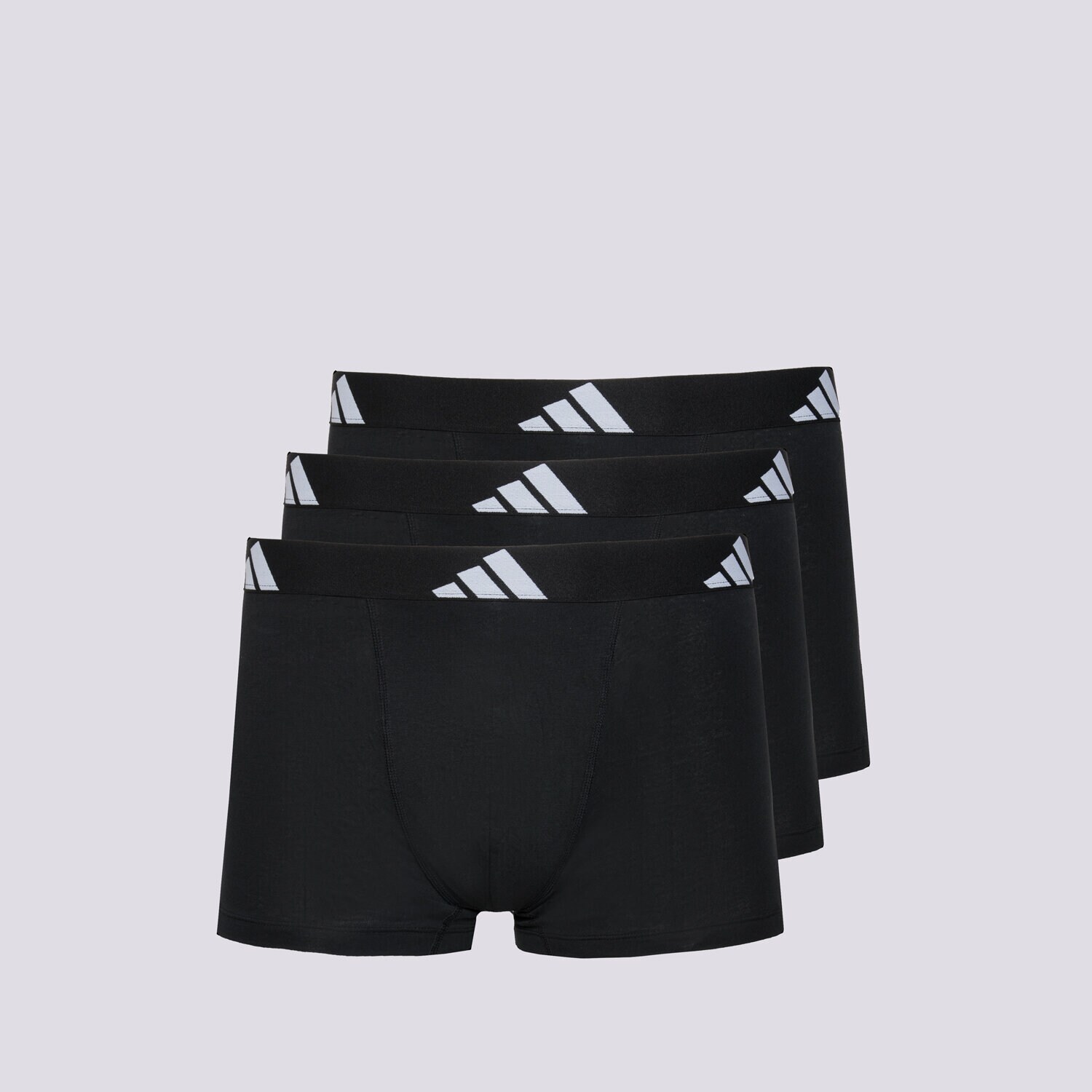 Bărbați lenjerie, boxeri ADIDAS BOXERI TRUNK  4AM002-000 Negru