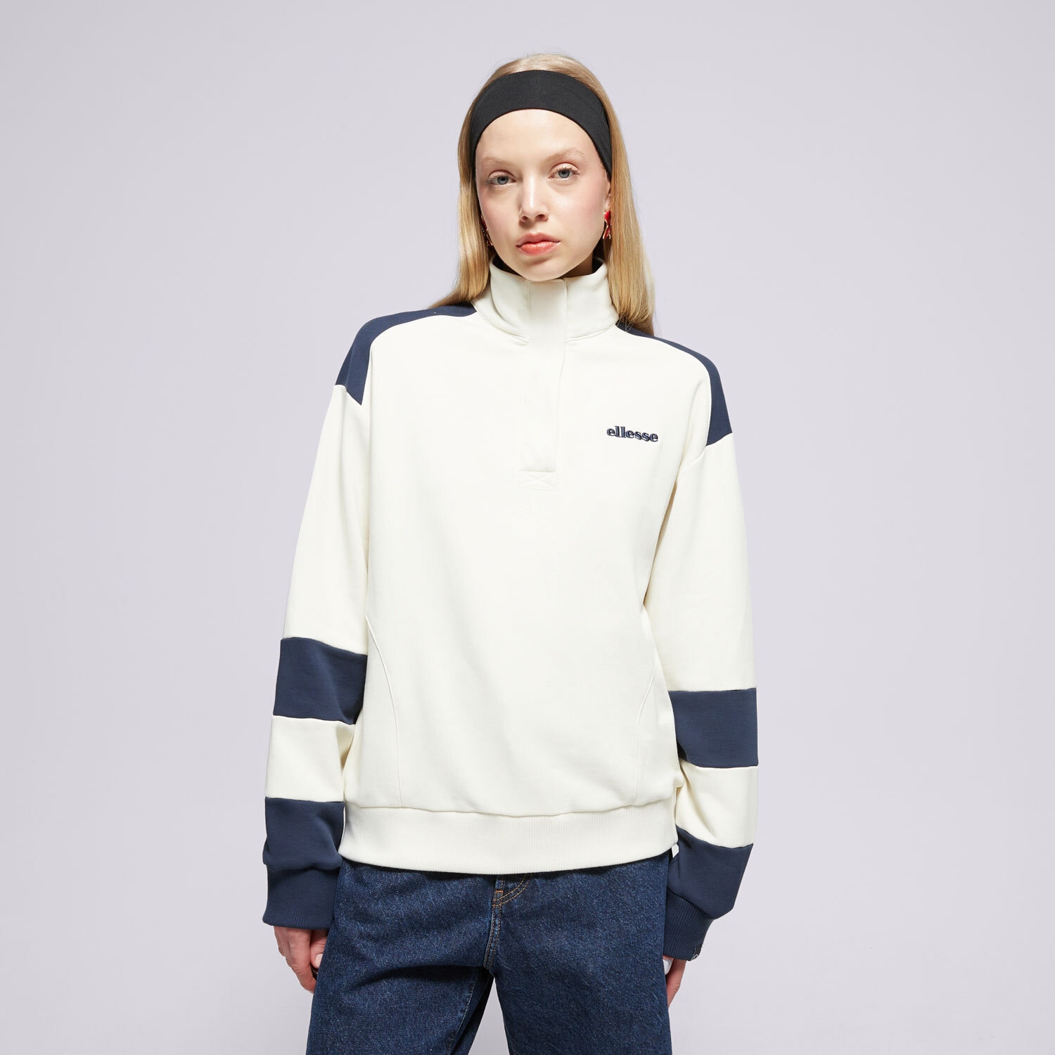 Femei bluză ELLESSE BLUZĂ PASTICCERIA SWEATSHIRT OFF WHT SGZ22006904 Bej