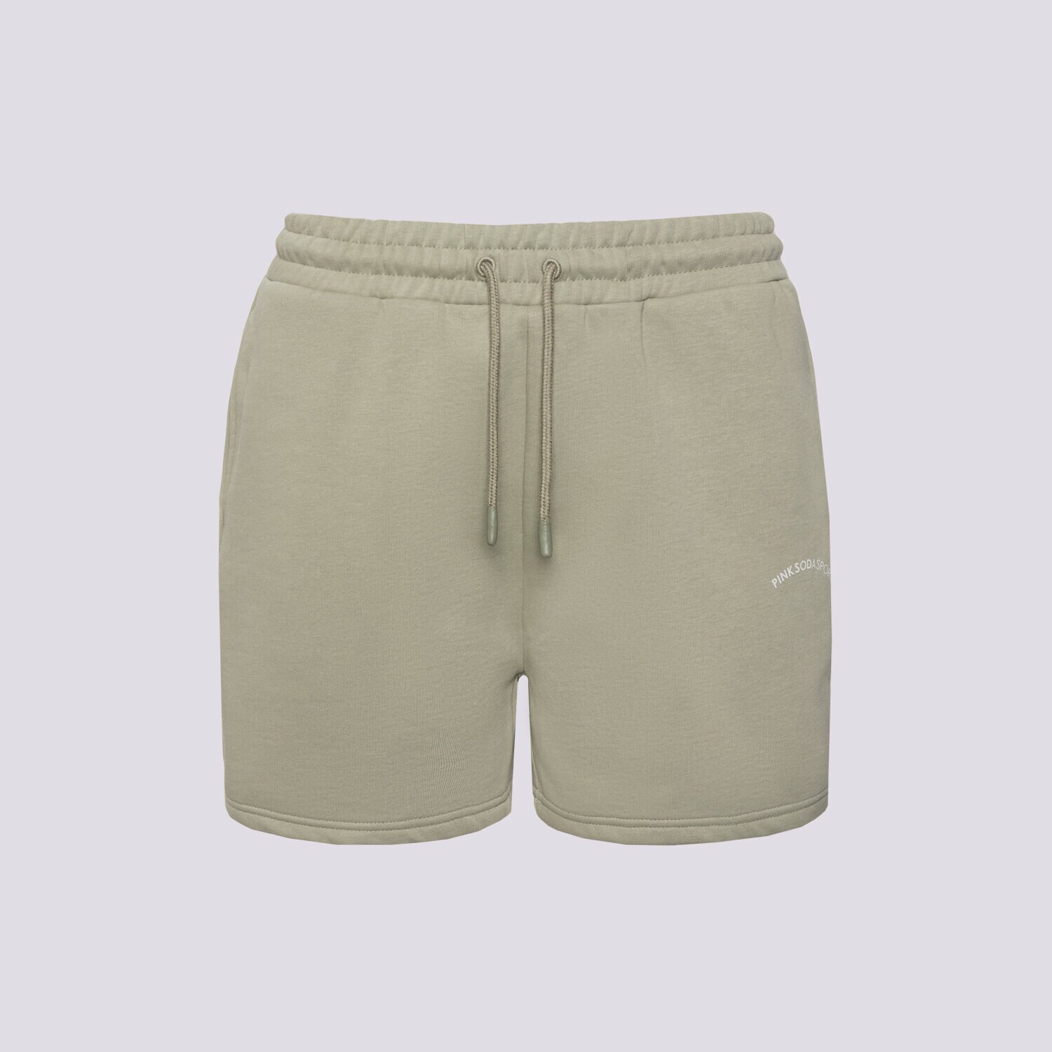Femei pantaloni scurți PINK SODA PANTALONI SCURȚI FLC PSSTW11834271 Verde