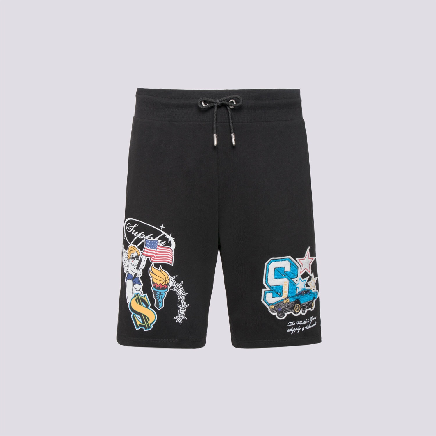 Femei pantaloni scurți SUPPLY&DEMAND PANTALONI SCURȚI MONTANA SHT BLK SUPTM17150007 Negru