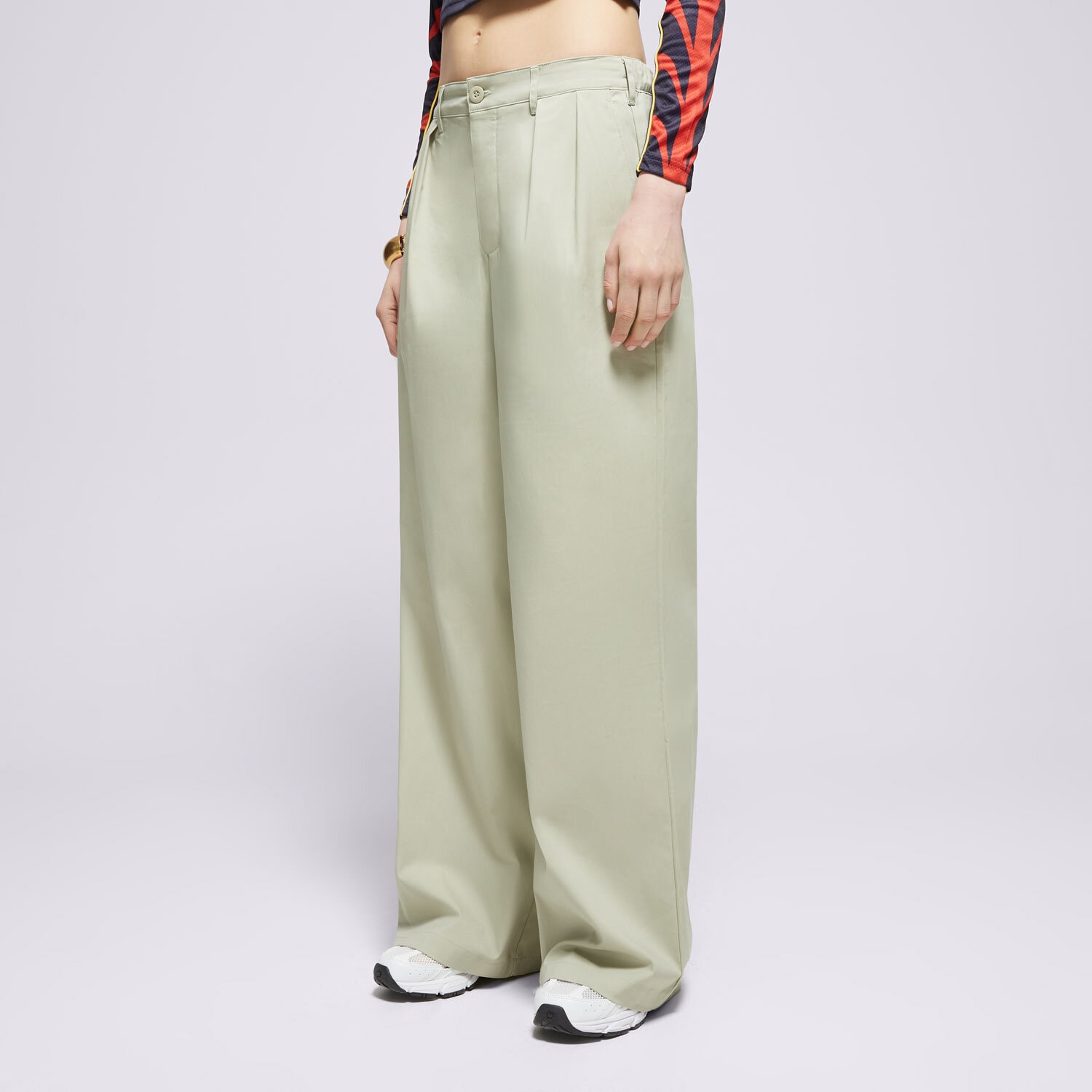Femei pantaloni NEW BALANCE PANTALONI  BOYLSTON TWILL WP51538OVN Verde