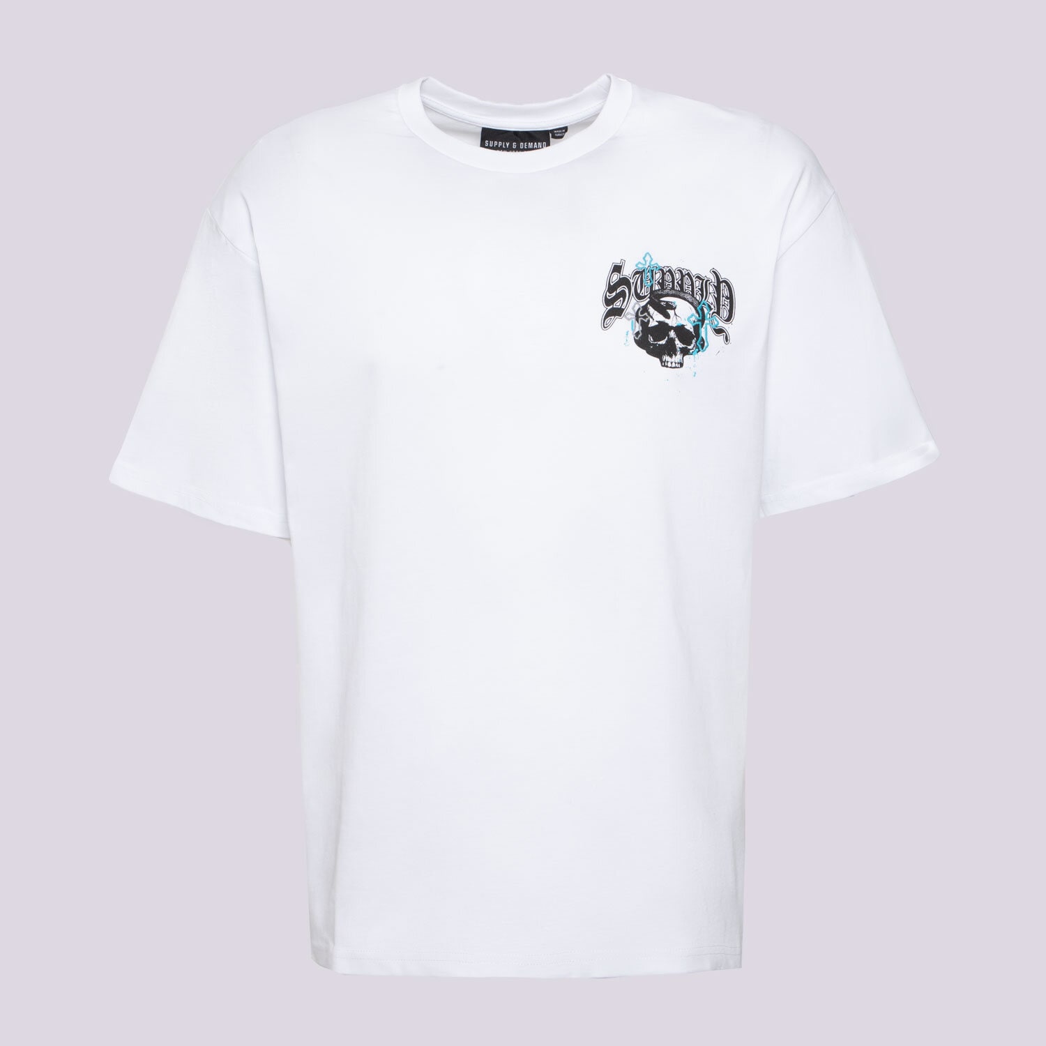Bărbați tricou SUPPLY & DEMAND TRICOU SKULL SNAKE TEE SUPTM17445010 Alb
