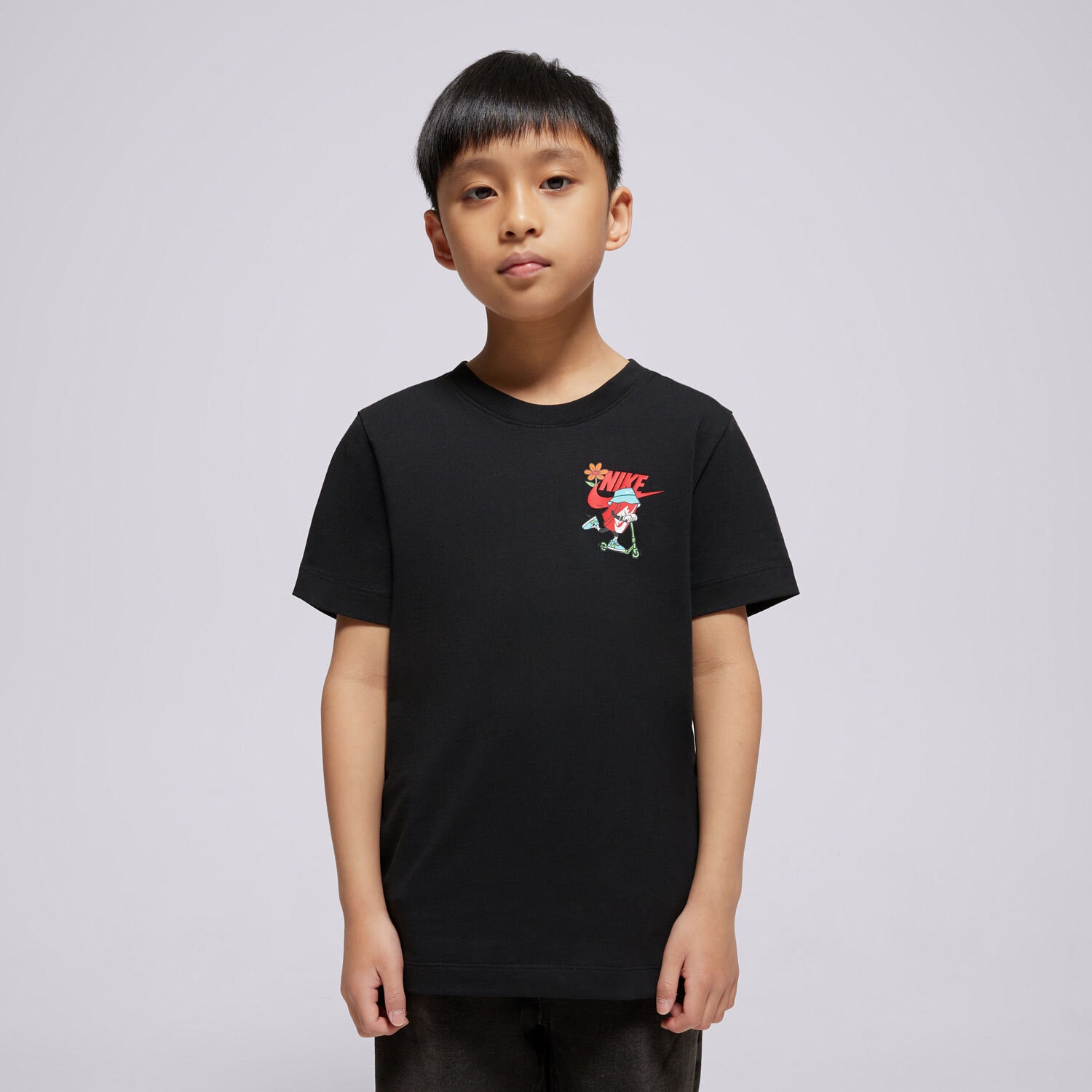 Copii tricou NIKE TRICOU K NSW TEE BOXY SCOOTER BOY HQ3239-010 Alb