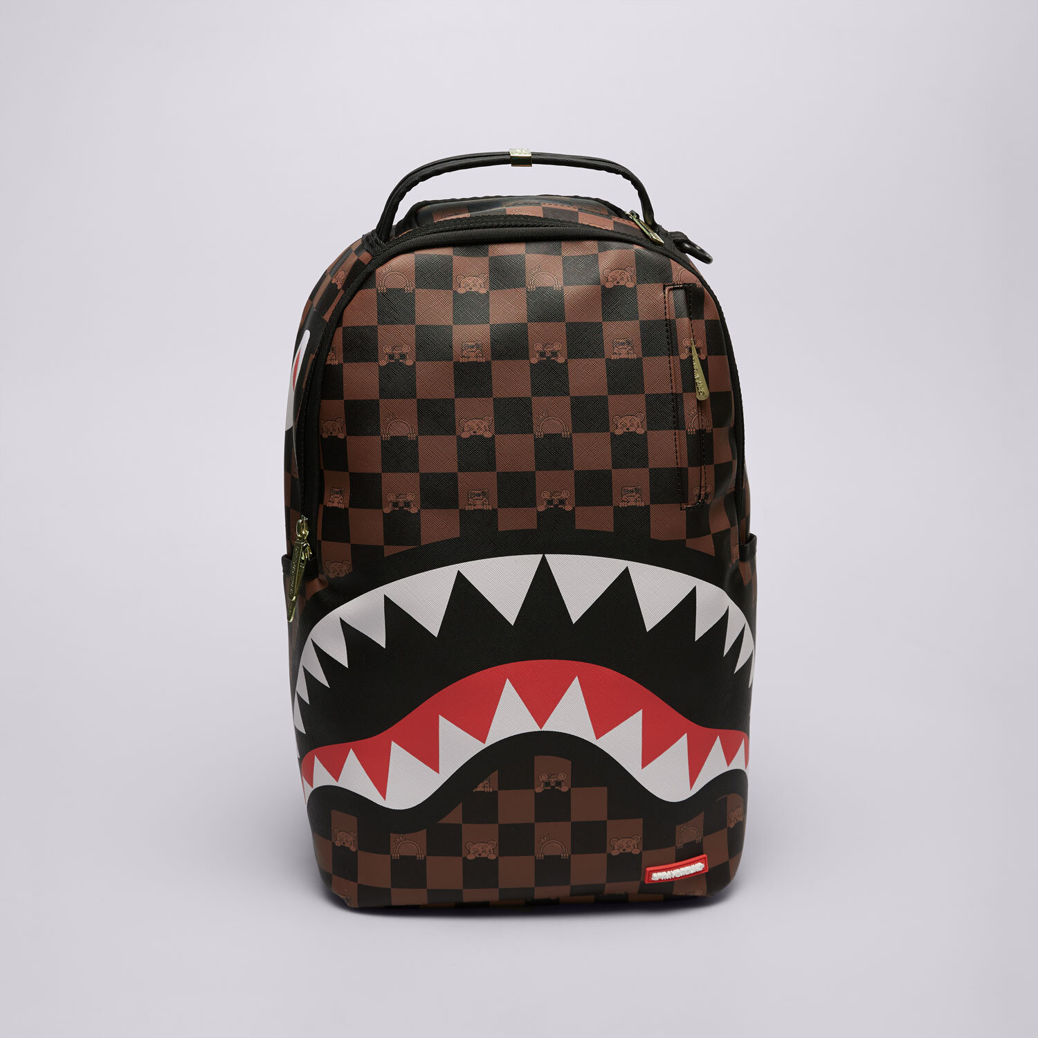 Femei rucsak SPRAYGROUND RUCSAC PEEKING CHARACTER CHECK 910B7331NSZ Maro