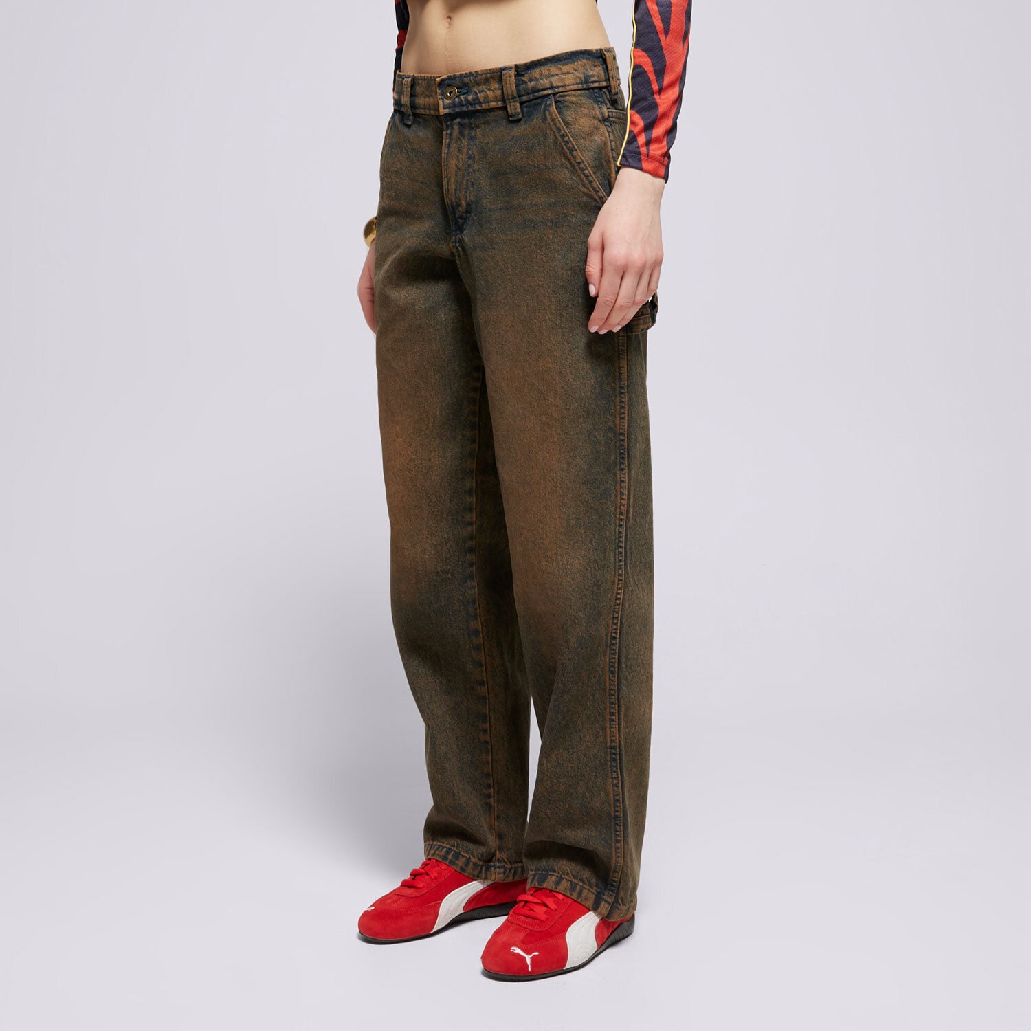 Femei pantaloni DICKIES PANTALONI  STEVENSVILLE CARPENTER W DK0A863SK591 Albastru