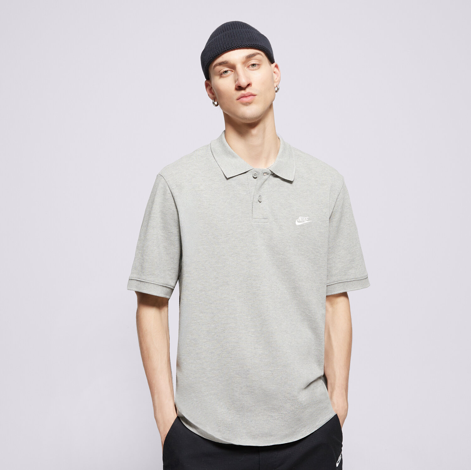 Bărbați tricou NIKE POLO M NK CLUB SS POLO PIQUE FN3894-063 Gri