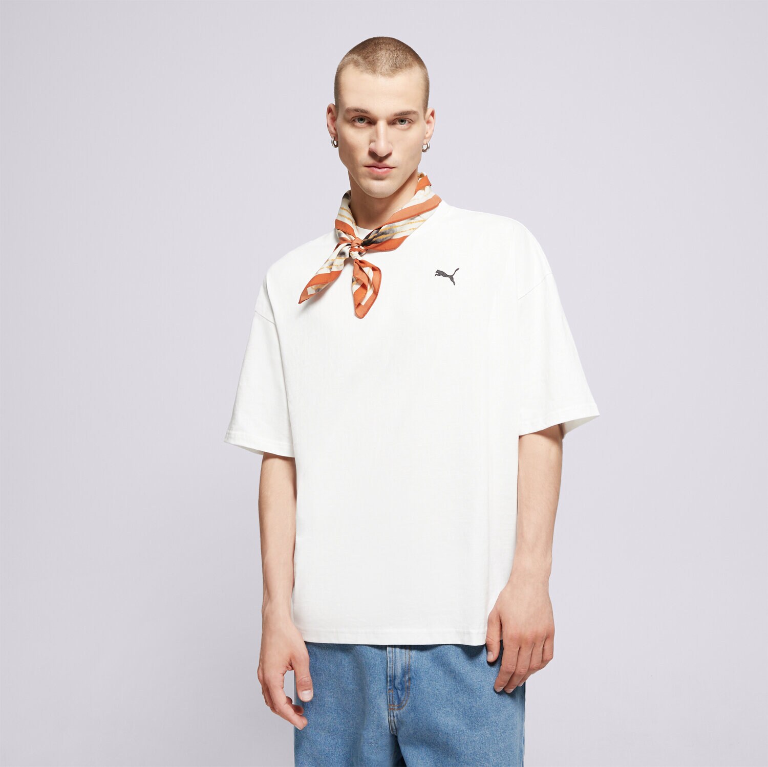 Bărbați tricou PUMA TRICOU WARDROBE ESS OVERSIZED TEE 629646 02 Alb