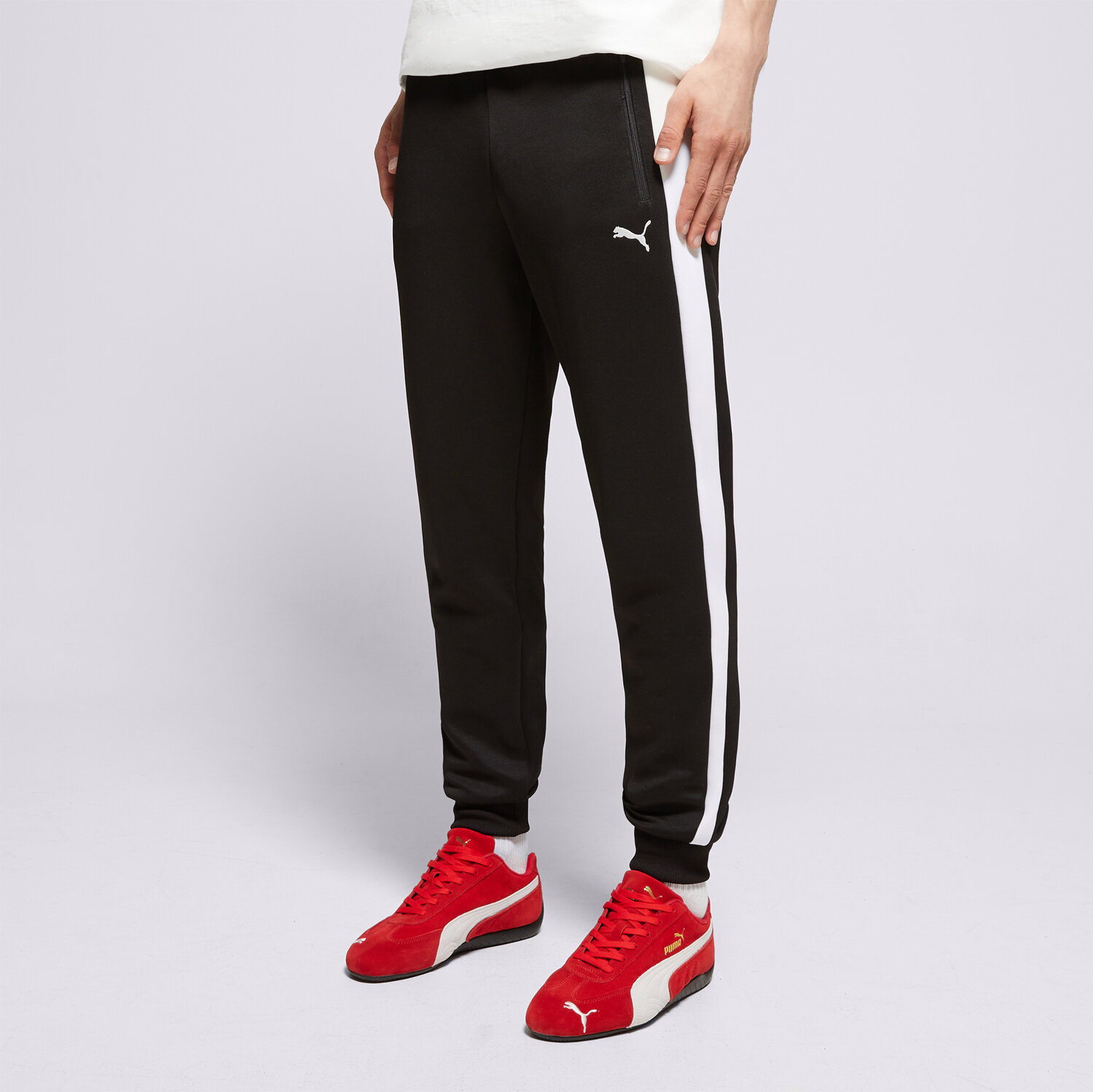 Bărbați pantaloni PUMA PANTALONI  T7 ALWAYS ON TRACK PANTS DK CL 629588 01 Negru