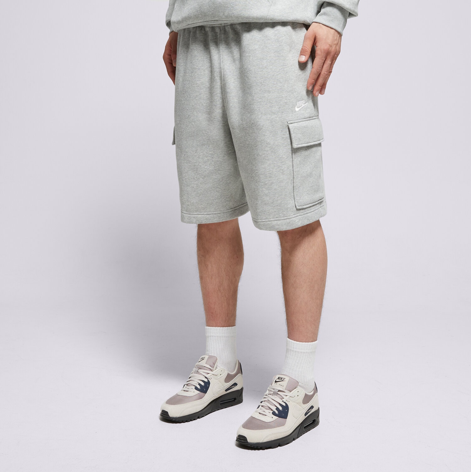 Femei pantaloni scurți NIKE PANTALONI SCURȚI M NK CLUB BB CARGO SHORT FN3525-063 Gri