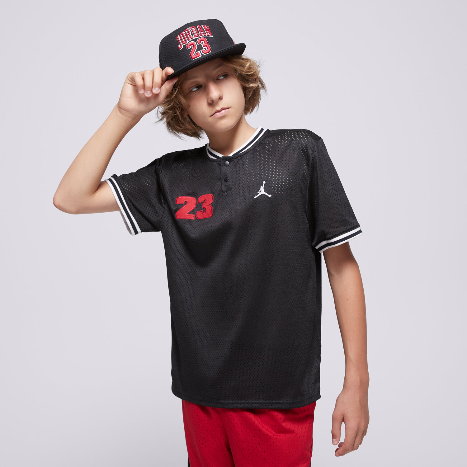 Copii tricou JORDAN TRICOU JDB JORDAN 23 ELEVATED JERSEY BOY 95D680-023 Negru