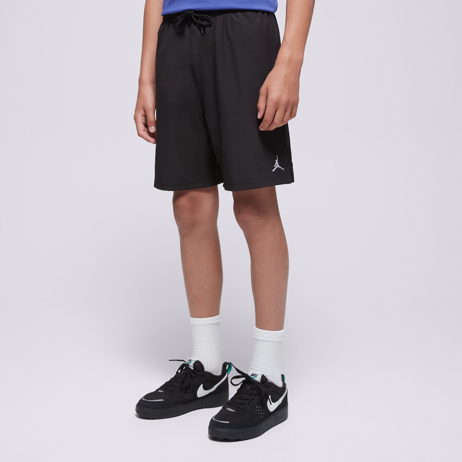Pantaloni scurți și rochii pentru copii JORDAN PANTALONI SCURȚI MJ   JUMPMAN WOVEN PLAY SHORT BOY 95D817-023 Negru