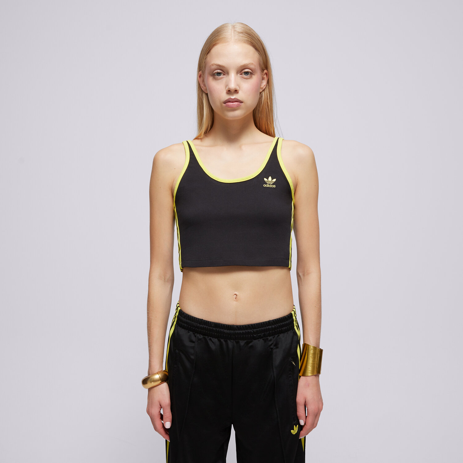 Femei tricou ADIDAS TOP 3S BUSTIERĂ TOP JP2292 Negru