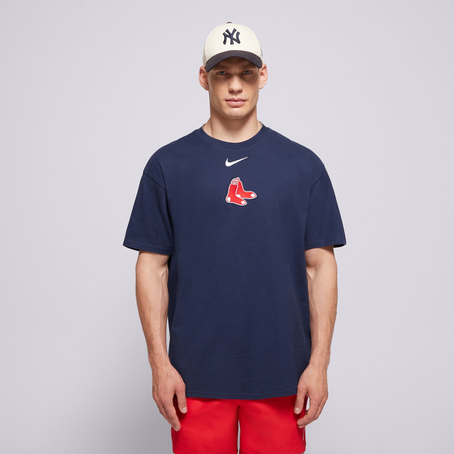 Bărbați tricou NIKE TRICOU MLB MAX 90 TEE BOSTON RED SOX 01AY-44B-BQ-32K Bleumarin