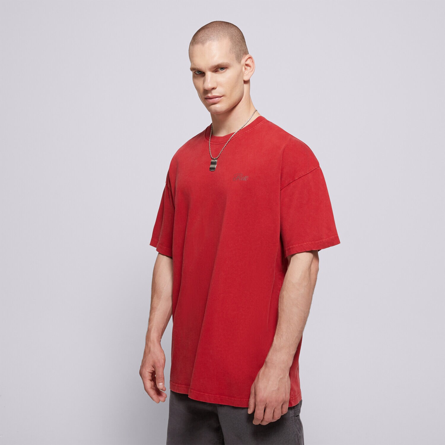 Bărbați tricou PROSTO  TRICOU HEX KL251MTEE1021 Roșu