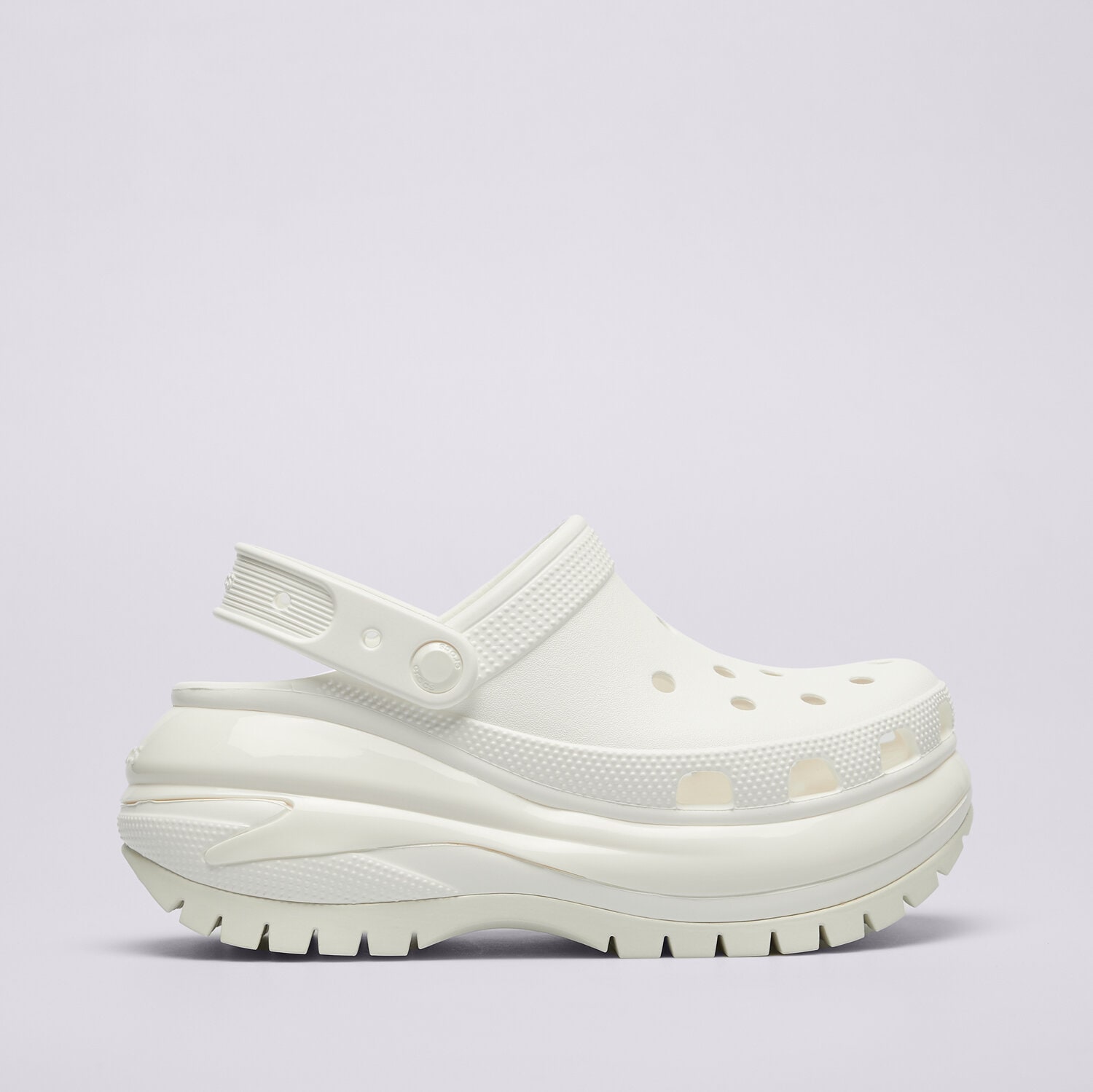 Femei șlapi CROCS CLASSIC MEGA CRUSH CLOG 207988100 Alb
