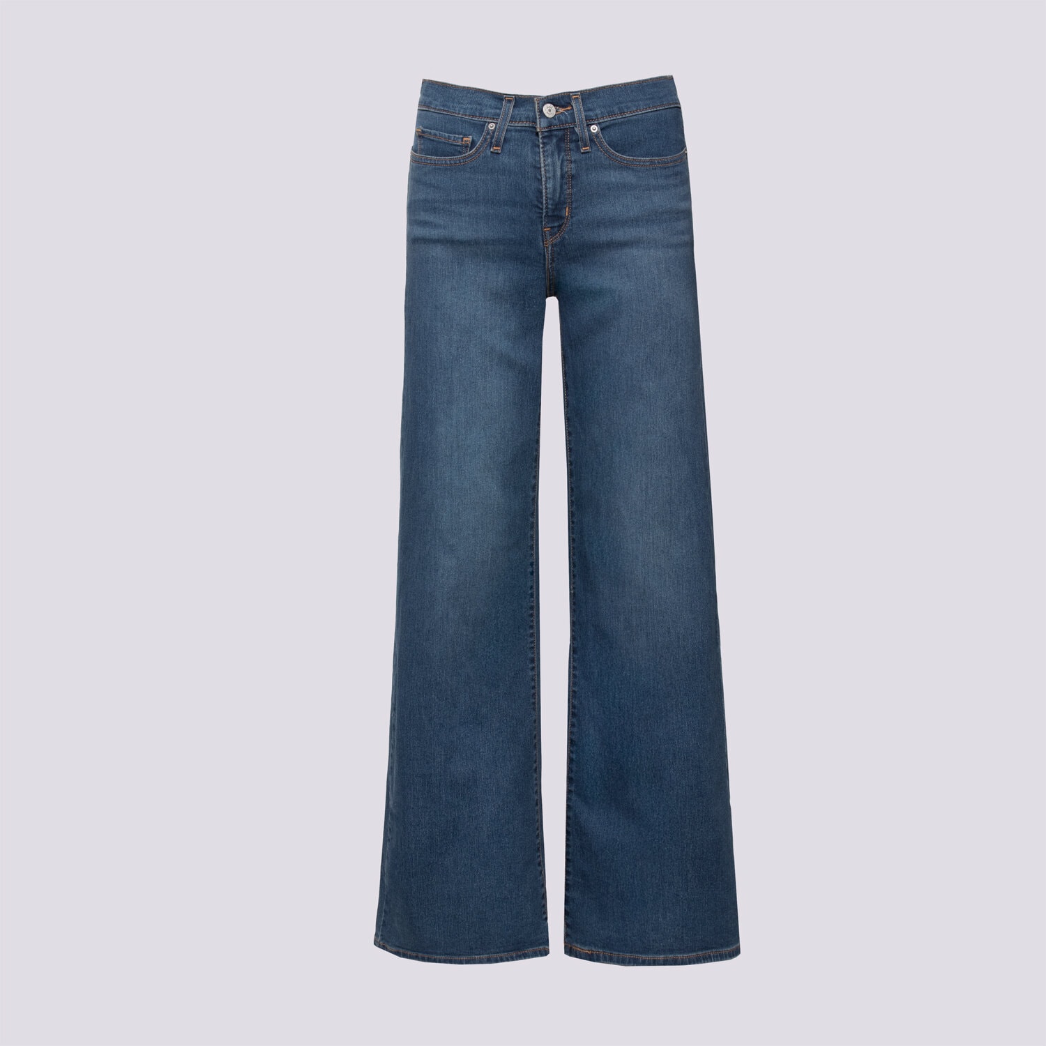 Femei pantaloni LEVI'S PANTALONI  318 SHAPING WIDE LEG 001PZ-0001 Albastru
